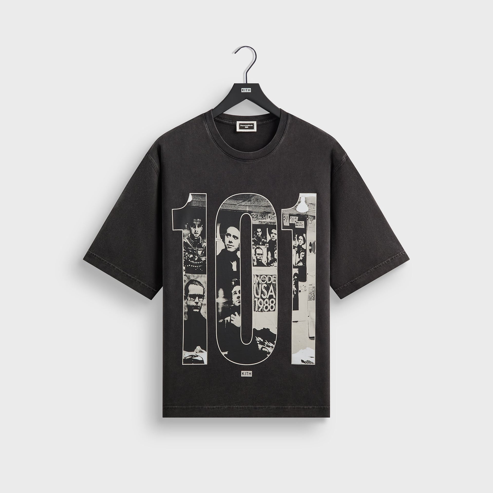 Kith Records for Depeche Mode 101 Live Vintage Alex Tee - Black