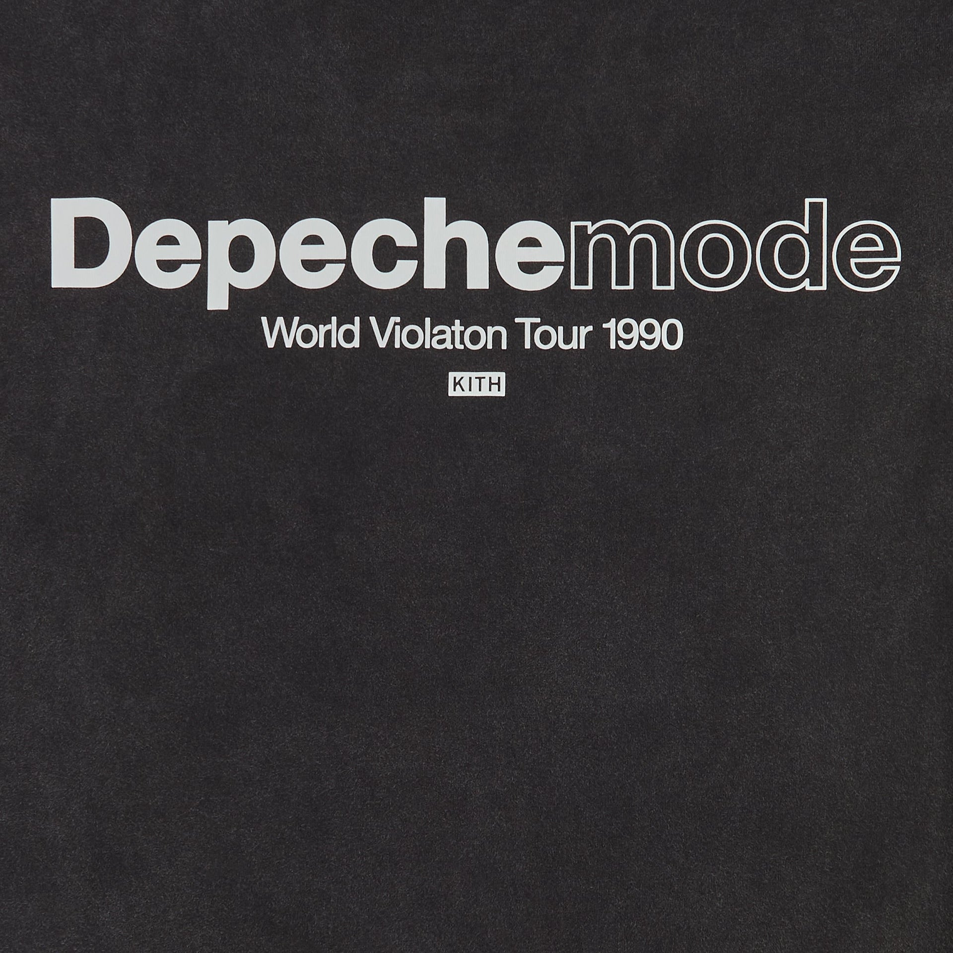 Kith Records for Depeche Mode Violator Vintage Alex Tee - Black