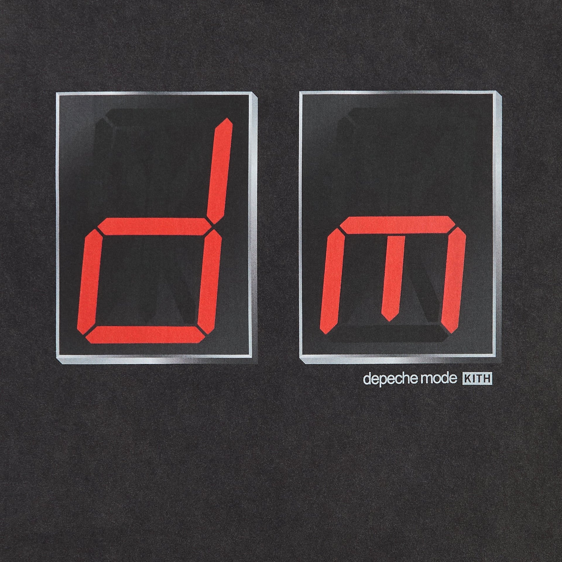 Kith Records for Depeche Mode The Singles Vintage Alex Tee - Black