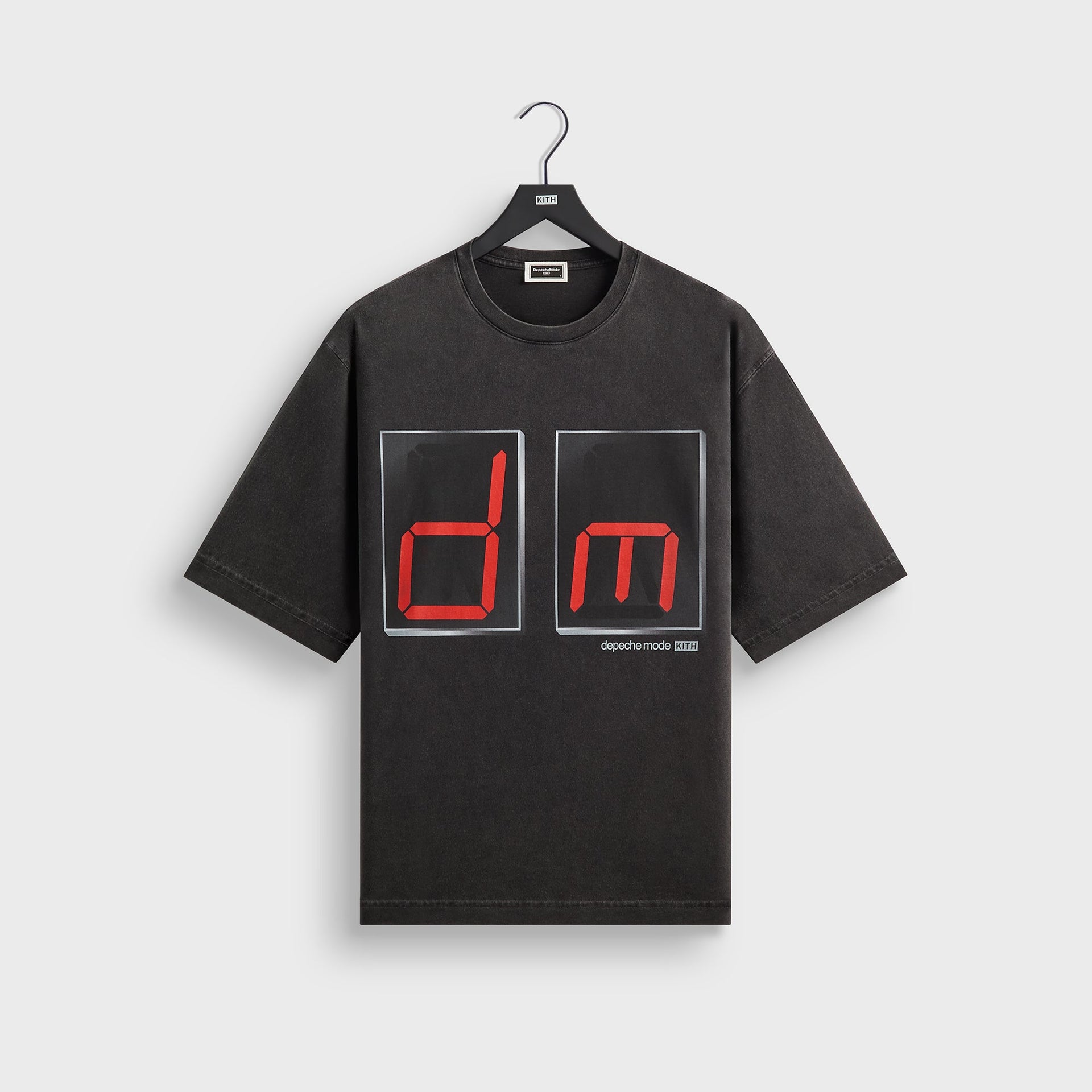 Kith Records for Depeche Mode The Singles Vintage Alex Tee - Black