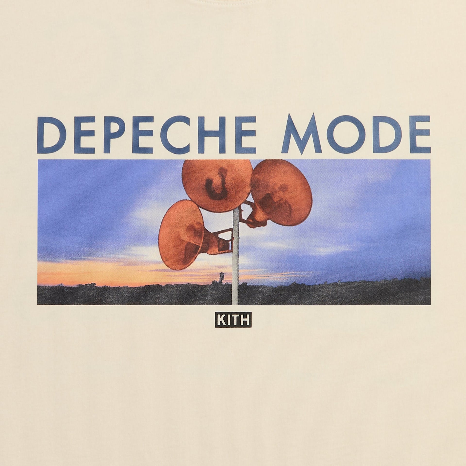 Kith Records for Depeche Mode For The Masses Vintage Alex Tee - Sandrift