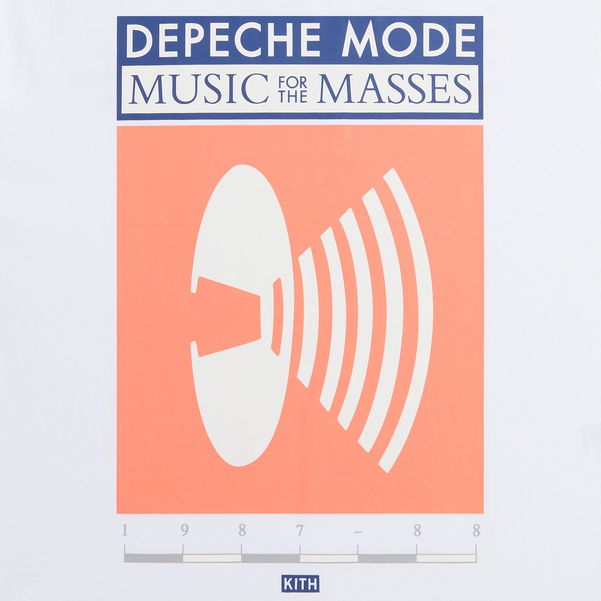 Kith Records for Depeche Mode Masses Tour Vintage Alex Tee - White