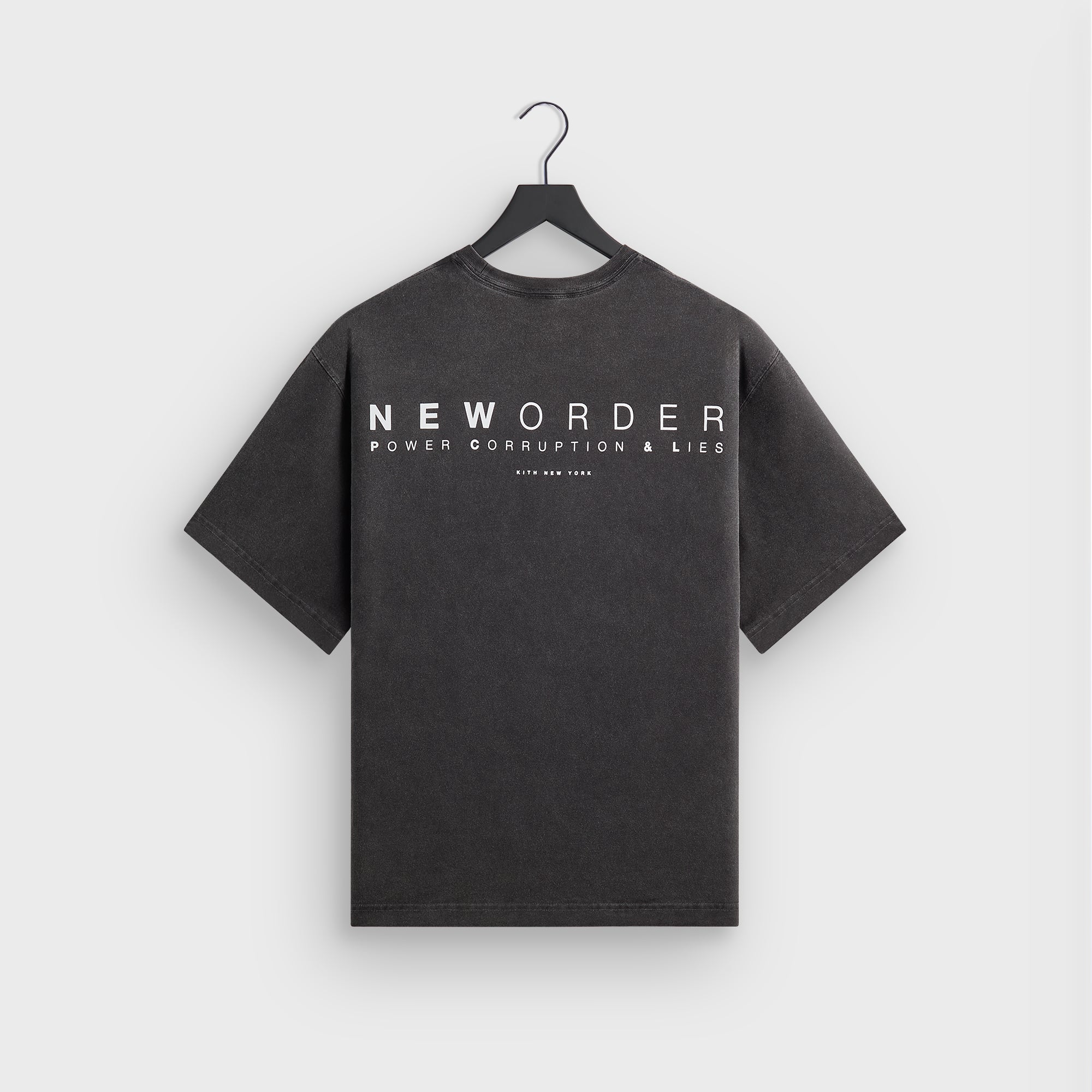 Kith Records for New Order Florals Vintage Alex Tee - Black – Kith UK