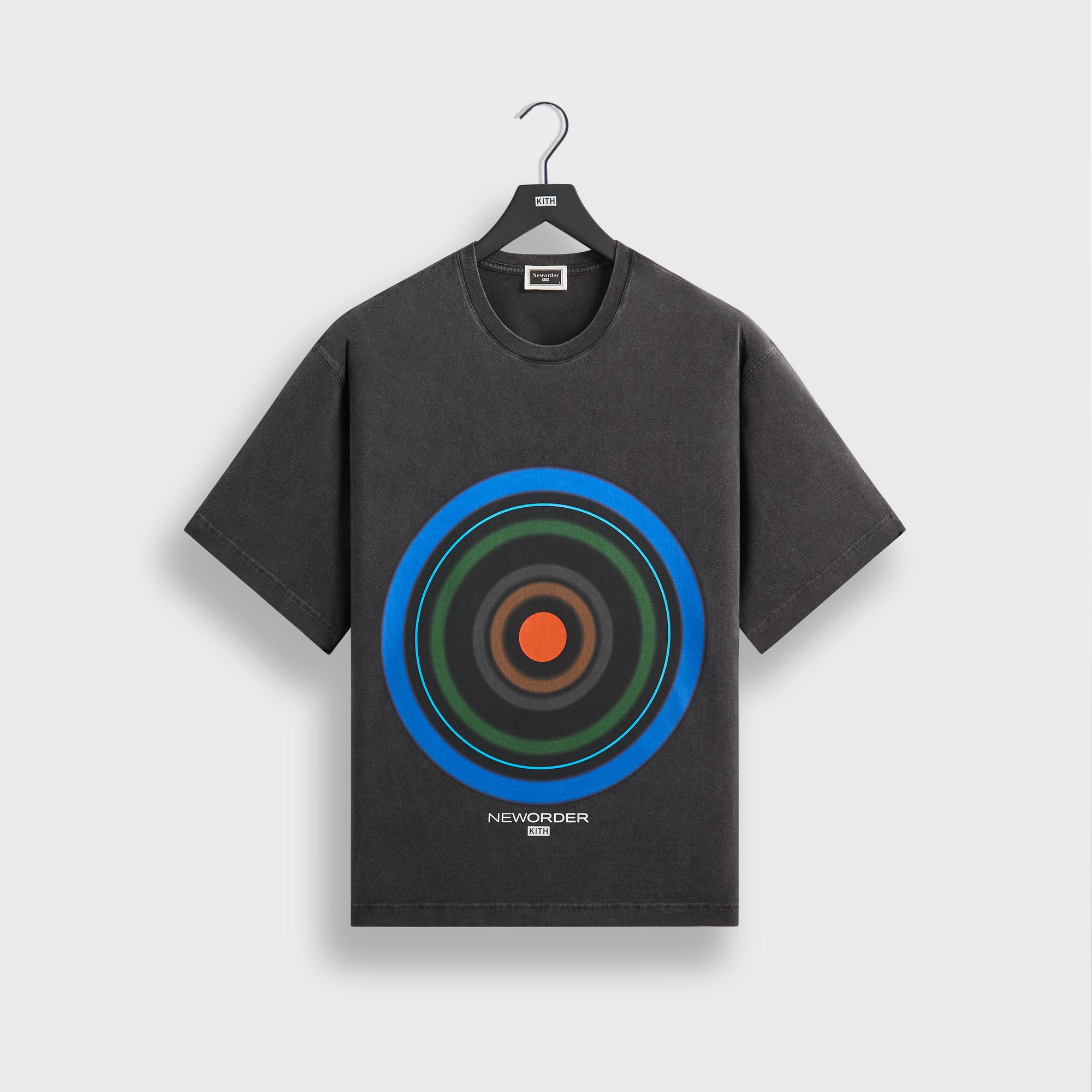Kith Records for New Order Florals Vintage Alex Tee - Black – Kith UK