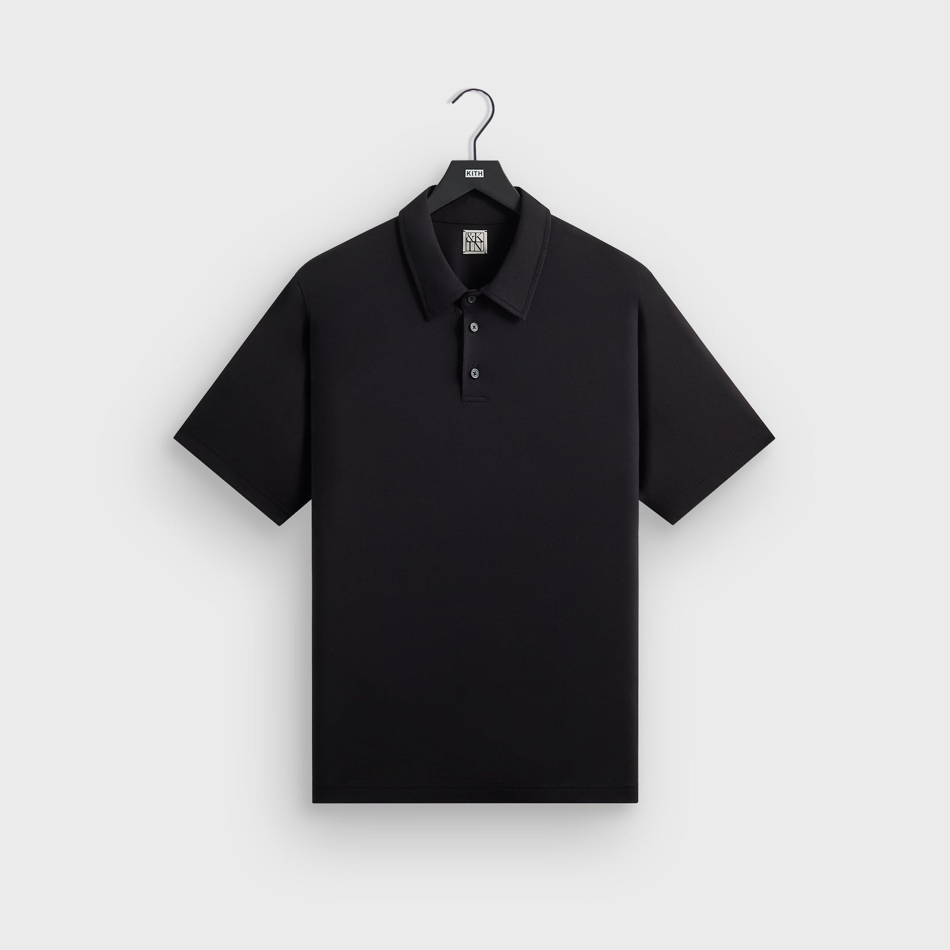 &Kin Soft Modal Blend Heathrow Polo - Black - PH