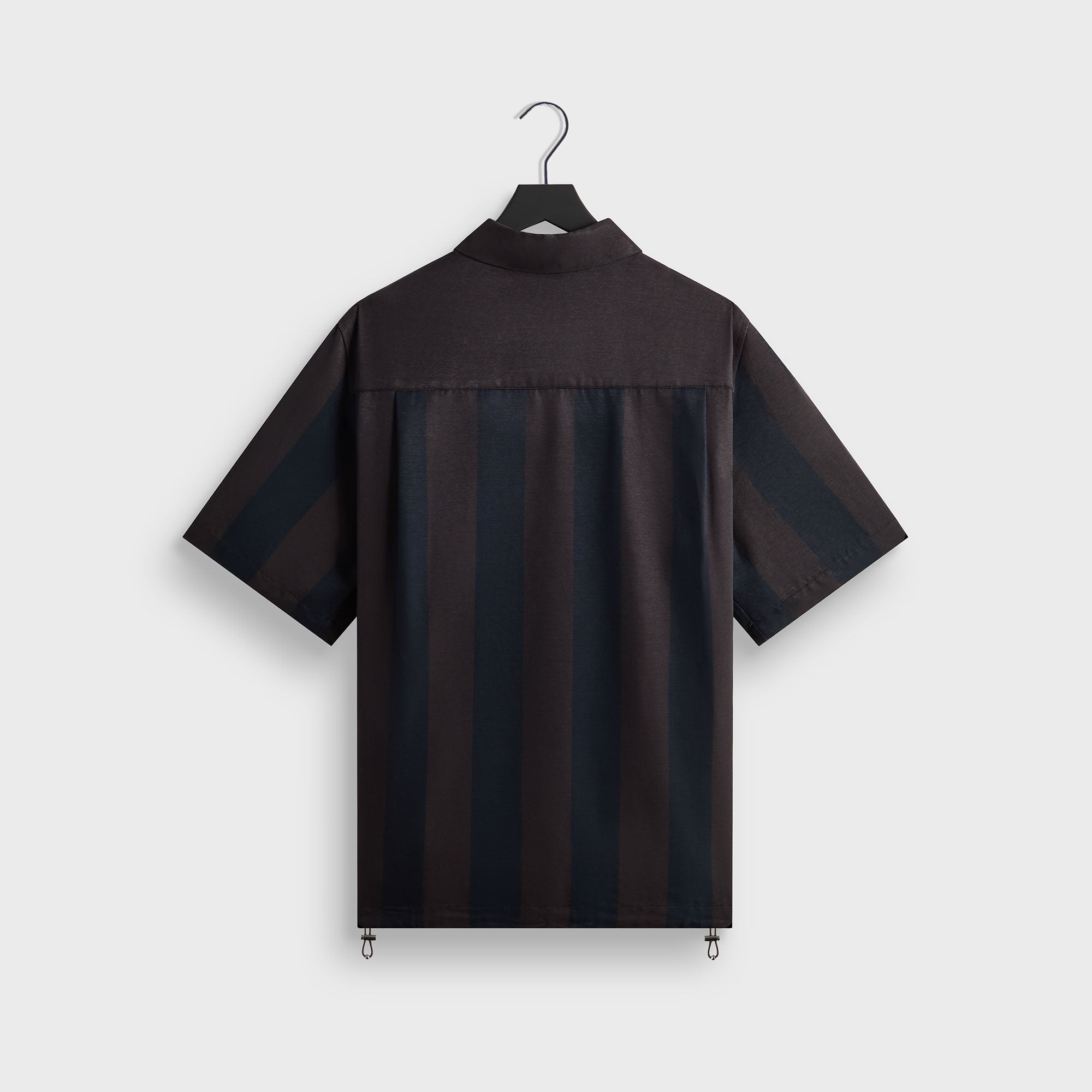 &Kin Montis Quarter Zip Faille Shirt - Cosmos – Kith UK