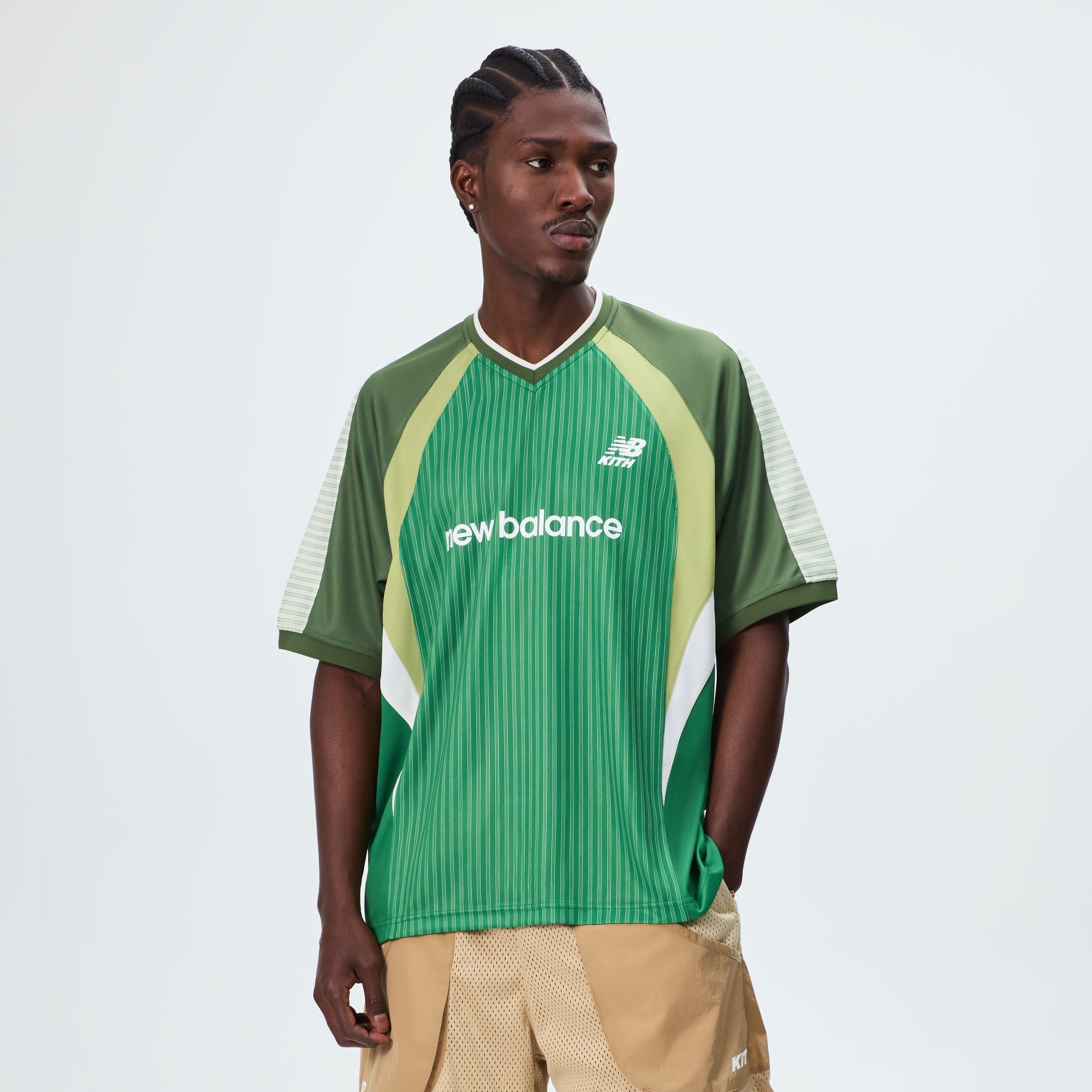 Kith & New Balance Mesh Chase Jersey - Spring Juniper – Kith UK