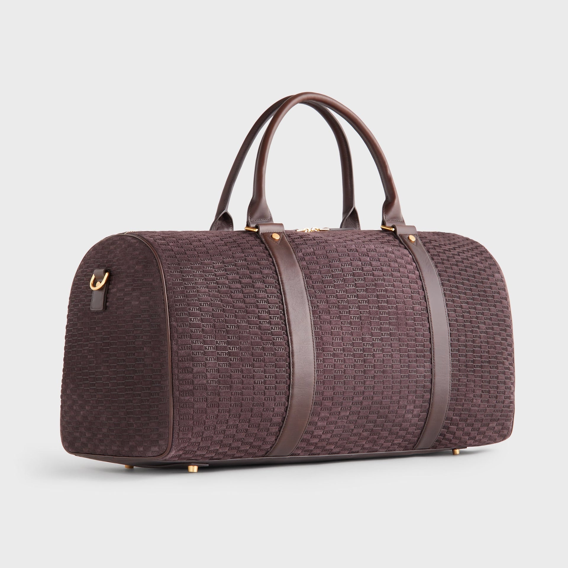 Kith Monogram Suede Traveler K55 Bag - Incognito