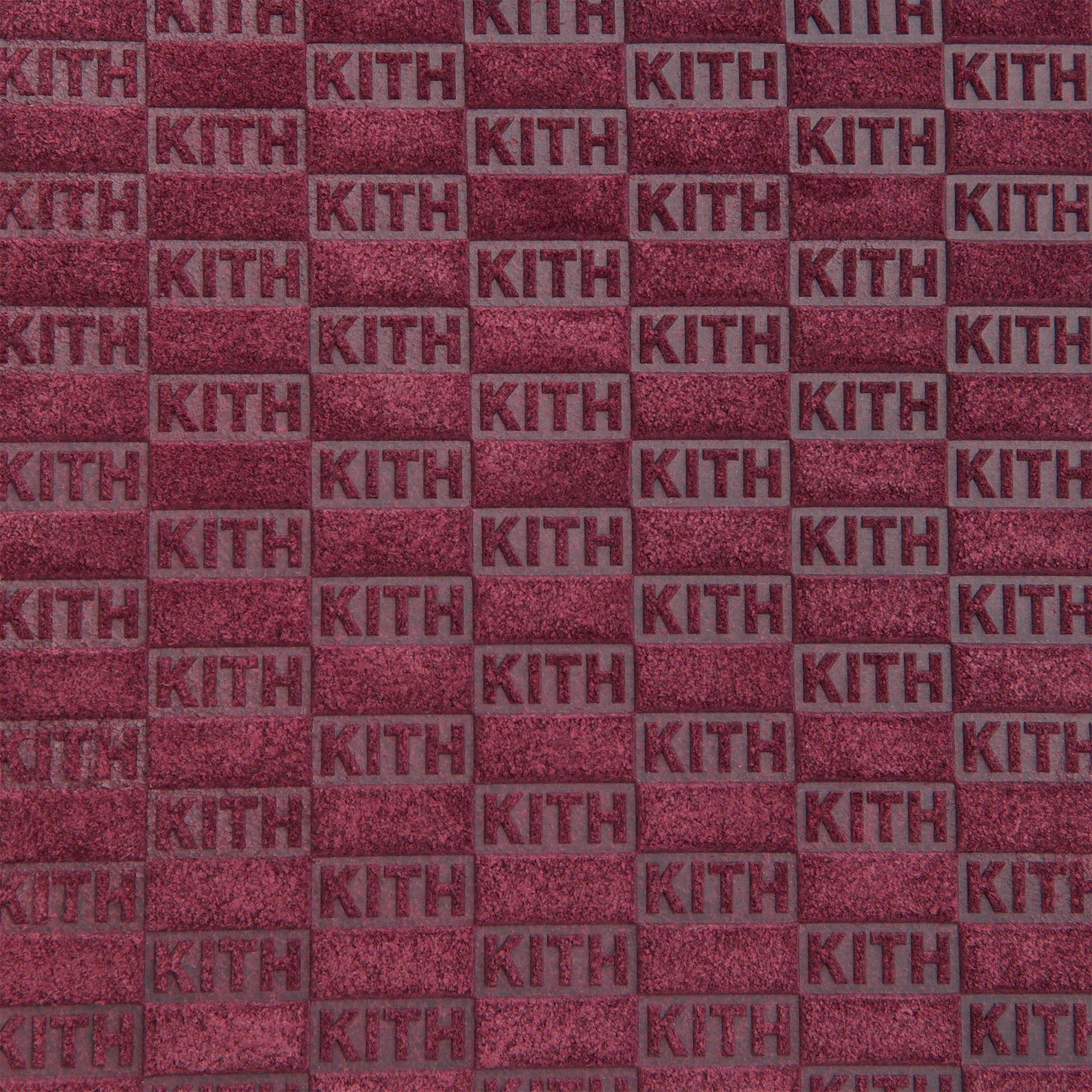 Kith Monogram Suede Traveler K55 Bag - Magma