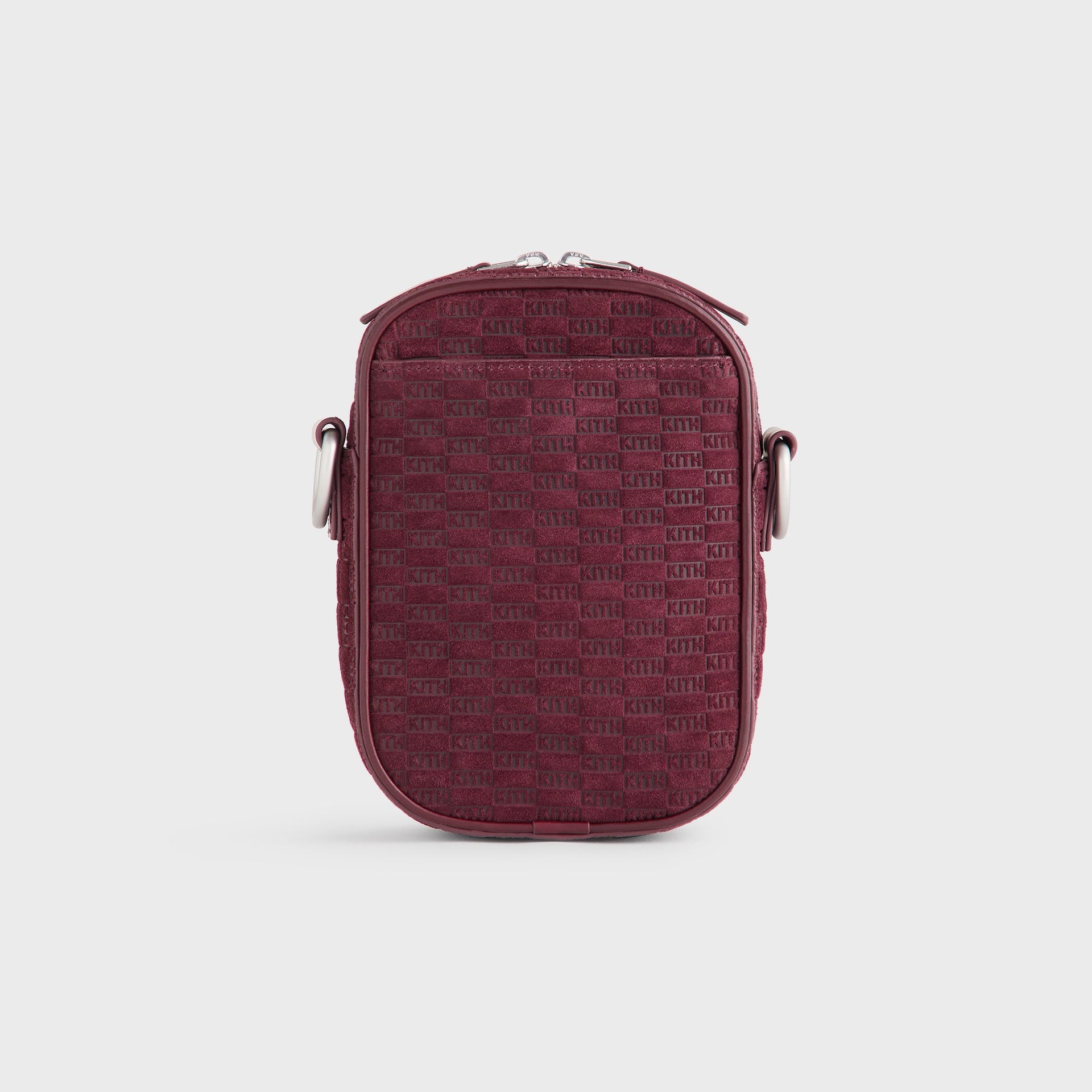 Kith Monogram Suede Passenger K15 Bag - Magma