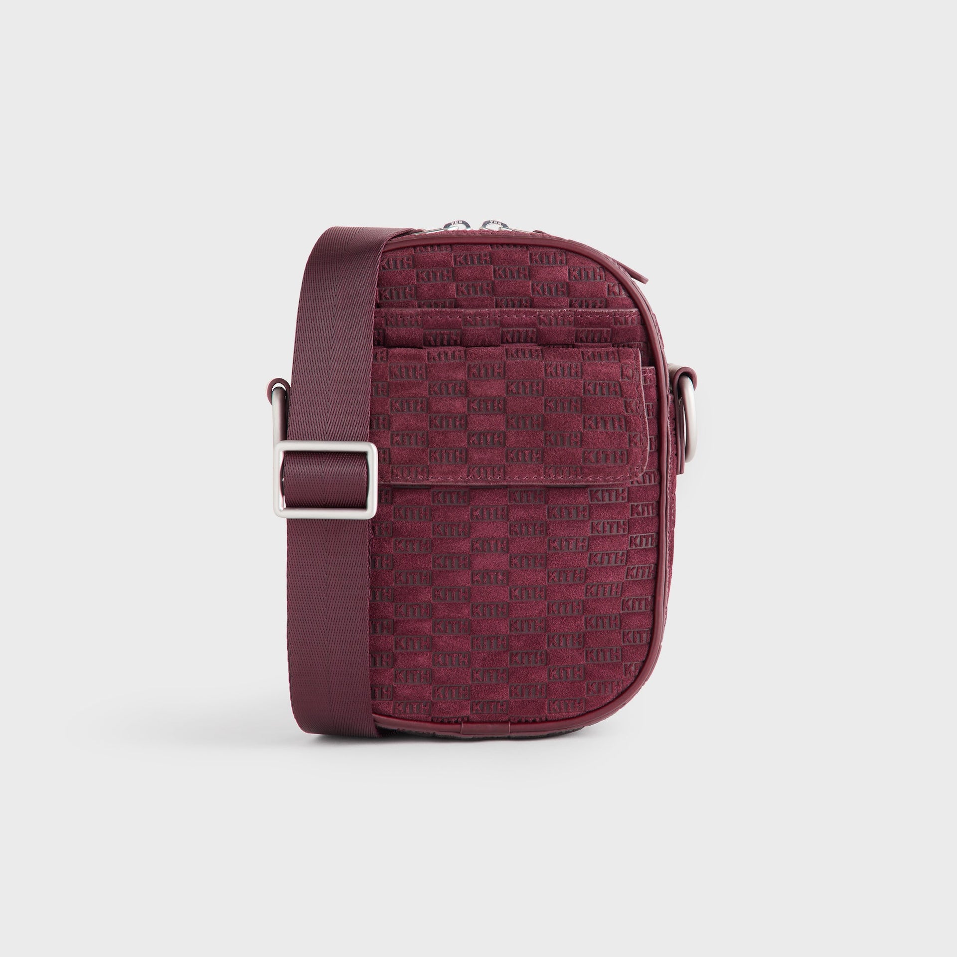 Kith Monogram Suede Passenger K15 Bag - Magma
