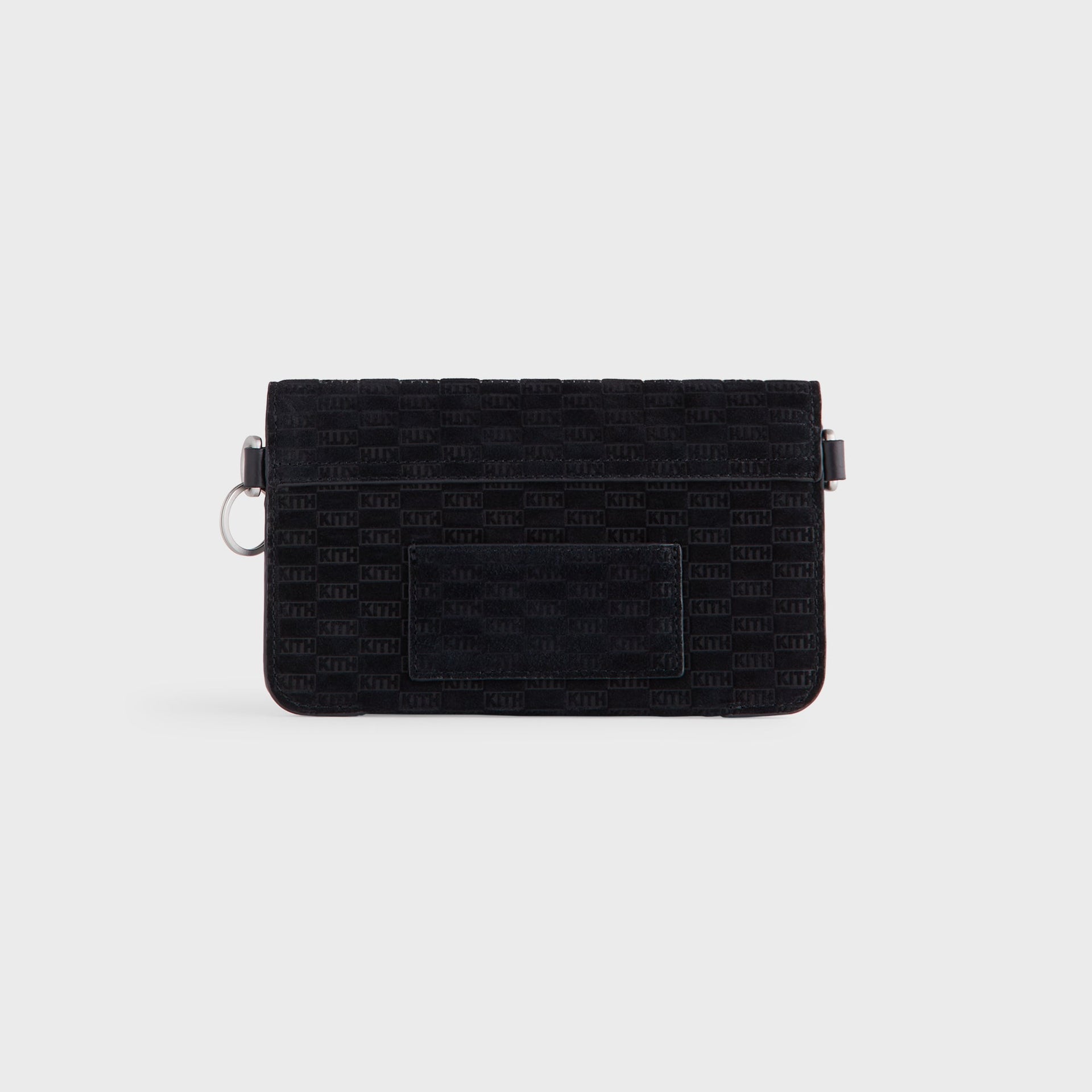 Kith Monogram Suede Envelope K20 Bag - Black