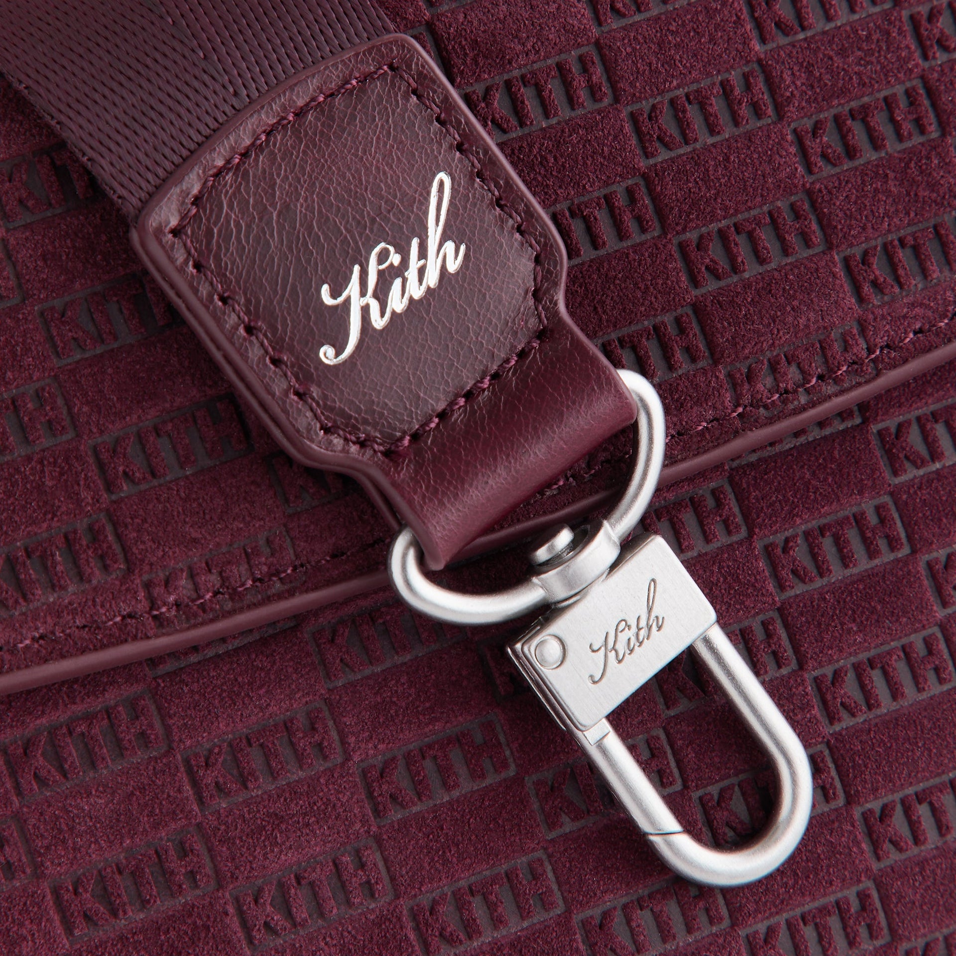 Kith Monogram Suede Envelope K20 Bag - Magma