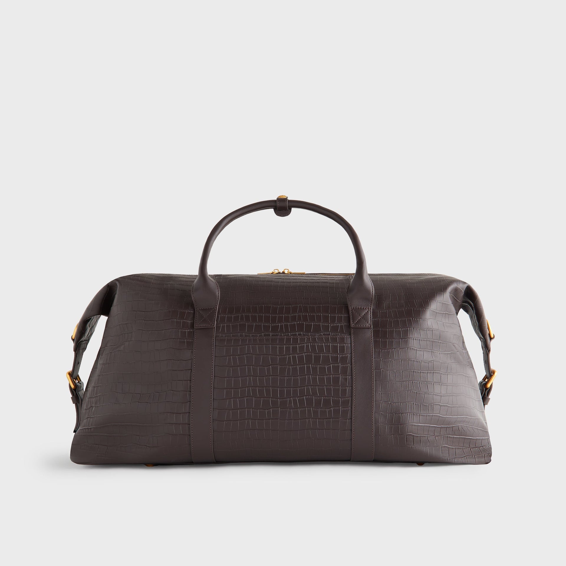 Kith Croc Debossed Leather Duffle Bag - Incognito