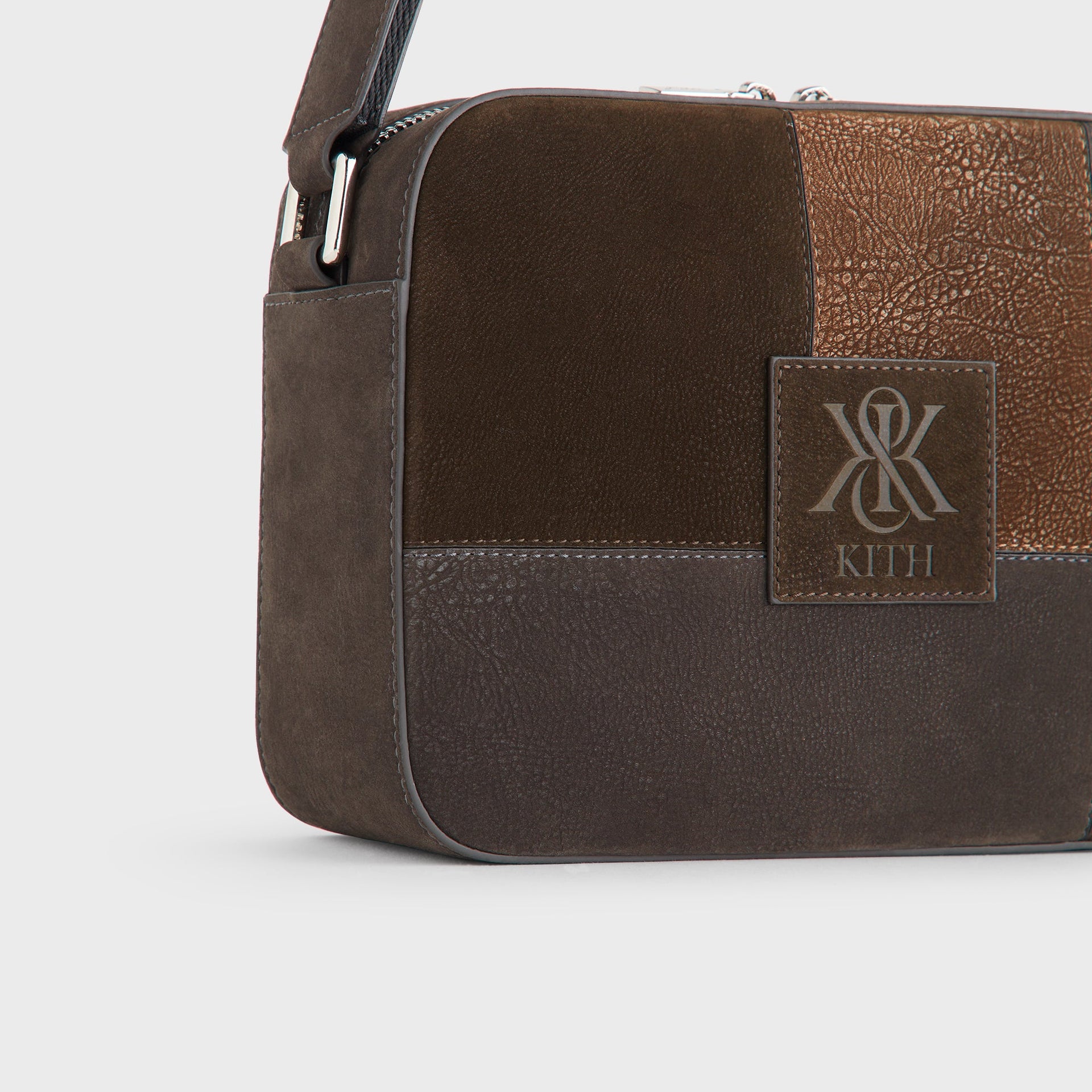 Kith Patchwork Velvet Patina Camera Crossbody - Clever