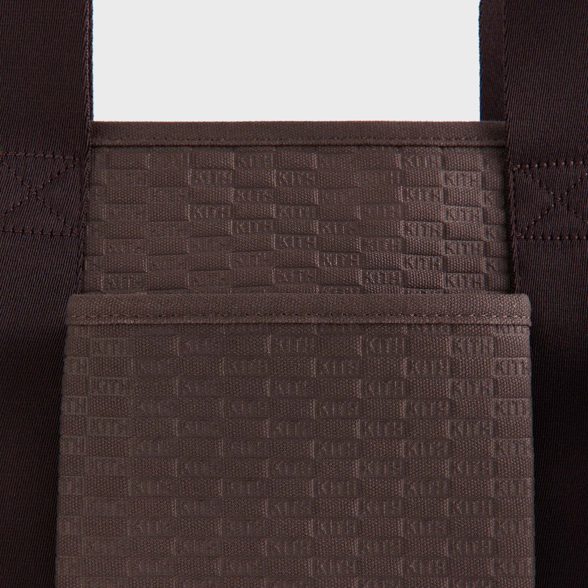 Kith Monogram Canvas Tote Bag - Kindling