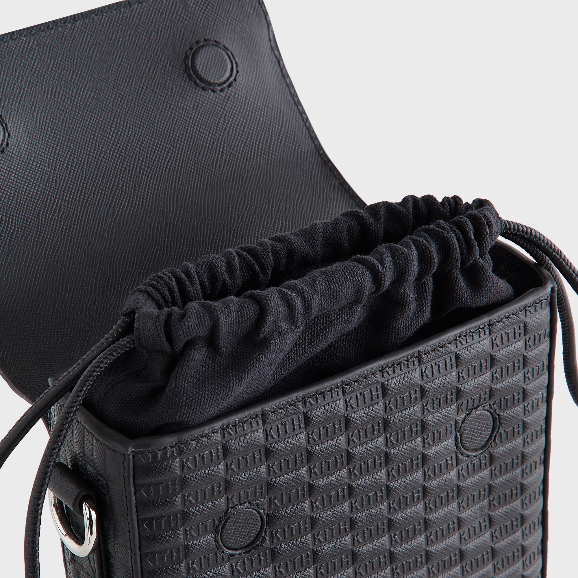 Kith Monogram Leather Explorer Pack - Black – Kith UK