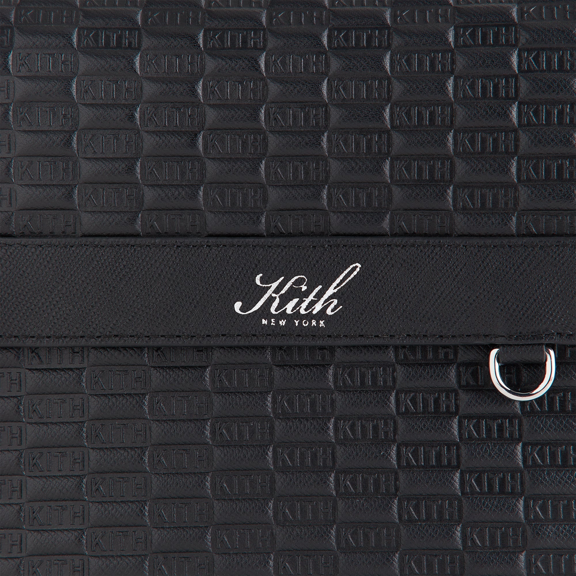Kith Monogram Leather Explorer Pack - Black – Kith UK