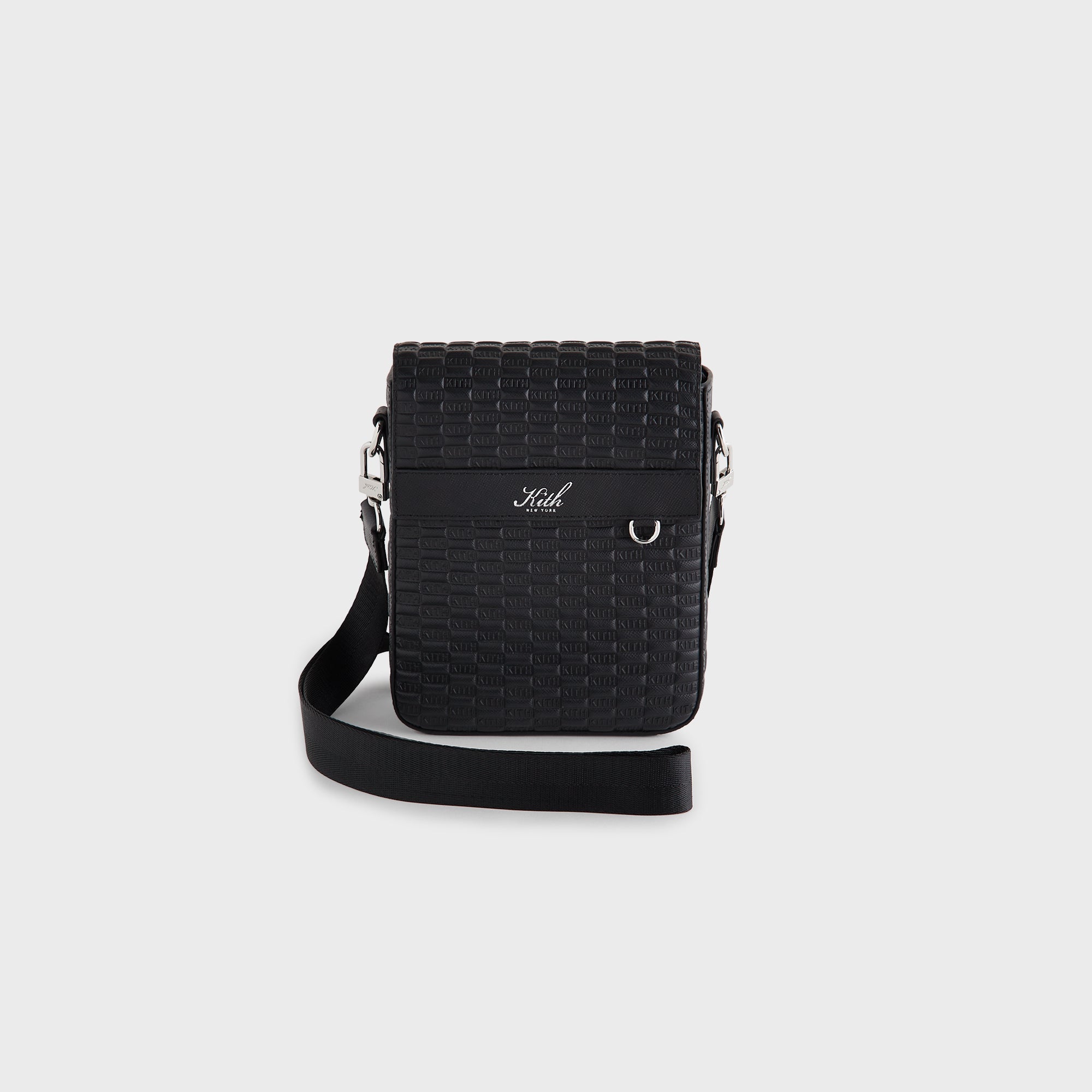 Kith Monogram Leather Explorer Pack - Black – Kith UK