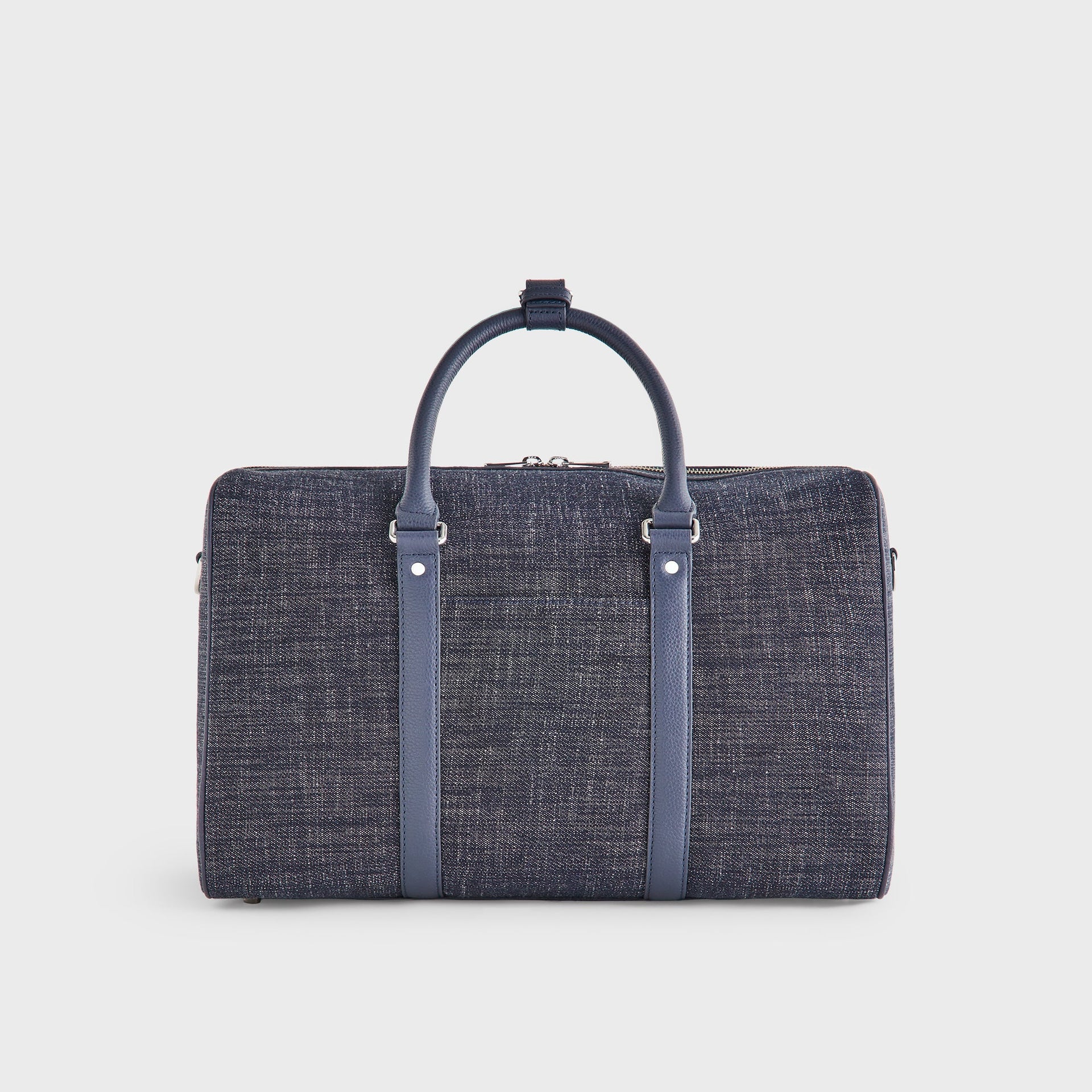&Kin Wool Denim Traveler K40 Duffle Bag - Blue Navy