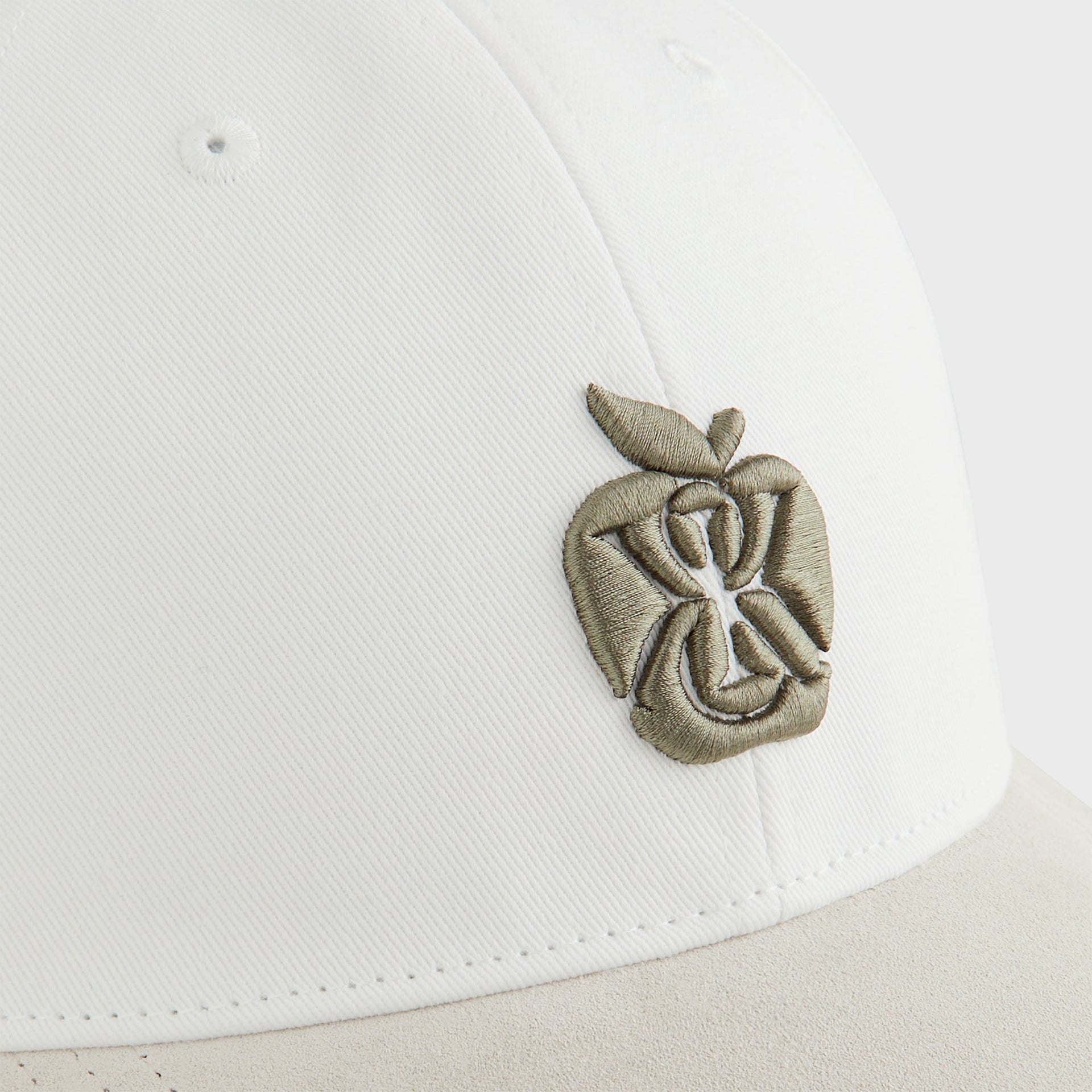 Kith Two-Tone Suede Brim Aaron Classic Cap - White