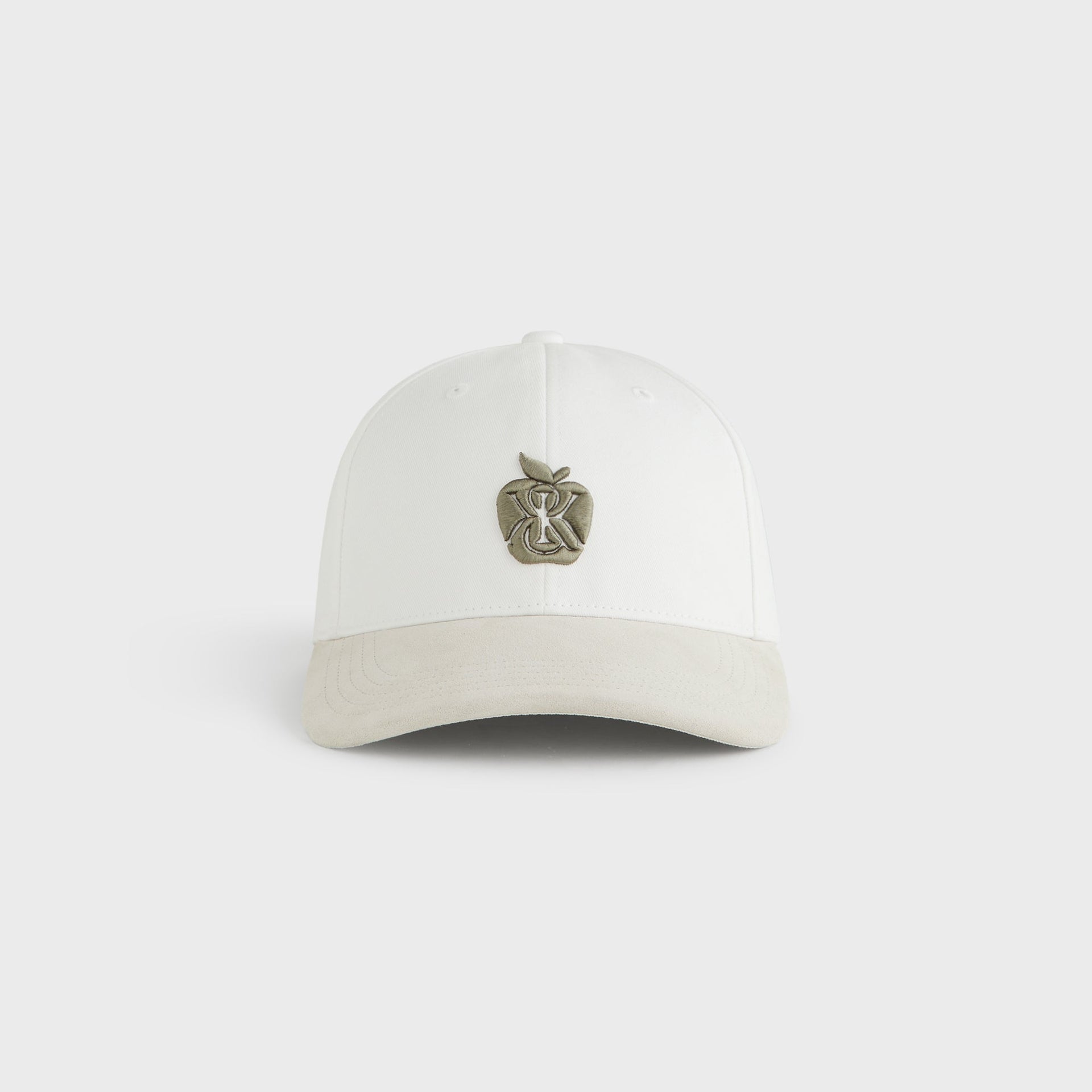 Kith Two-Tone Suede Brim Aaron Classic Cap - White