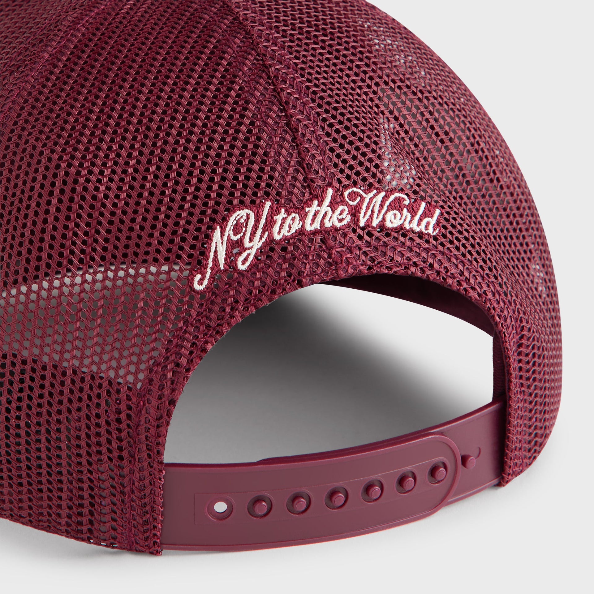 Kith Pick Stitch Poly Nolan Trucker Hat - Magma