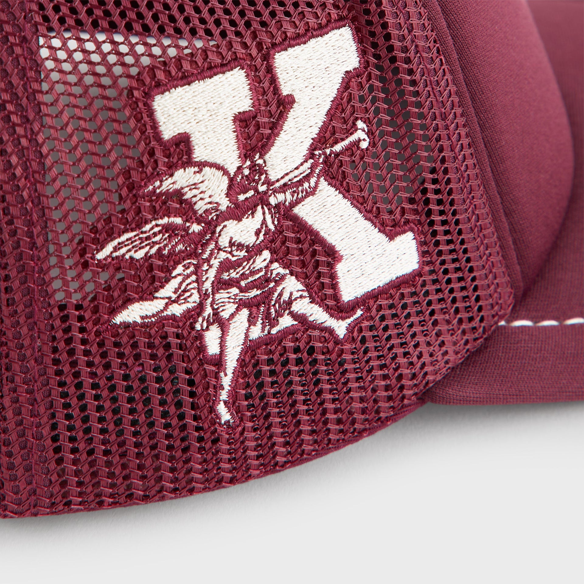 Kith Pick Stitch Poly Nolan Trucker Hat - Magma