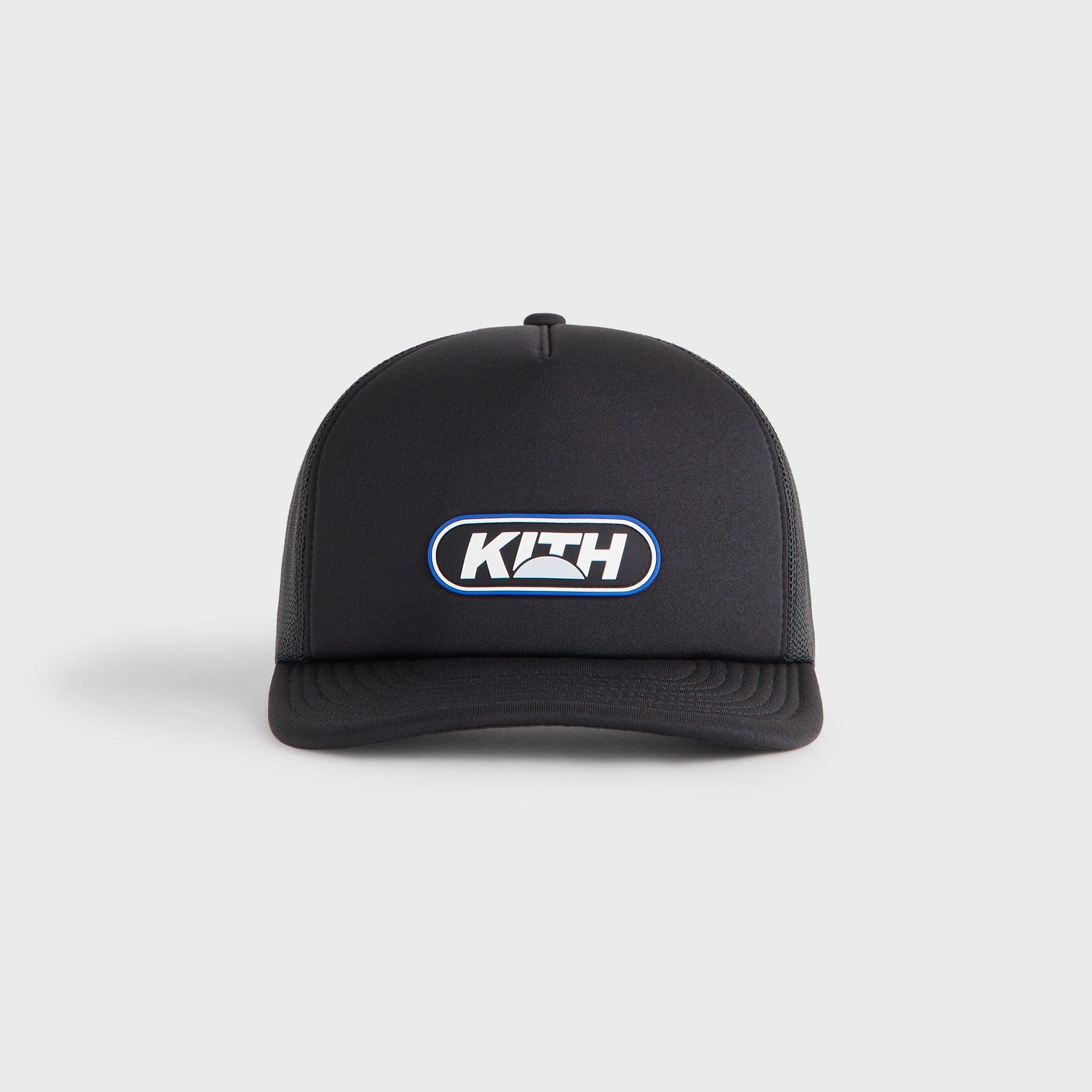 Kith Poly Foam Nolan Trucker Hat with Rubber Patch - Black