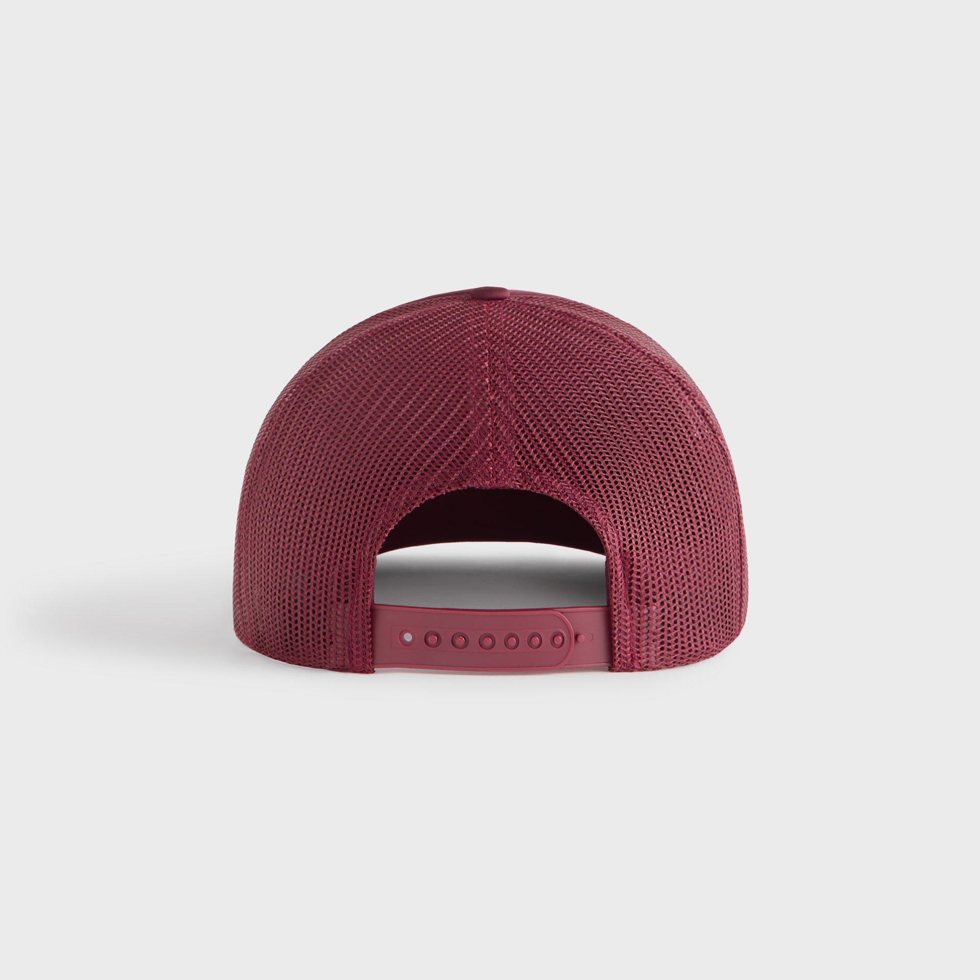Kith Poly Foam Nolan Trucker Hat with Rubber Patch - Magma