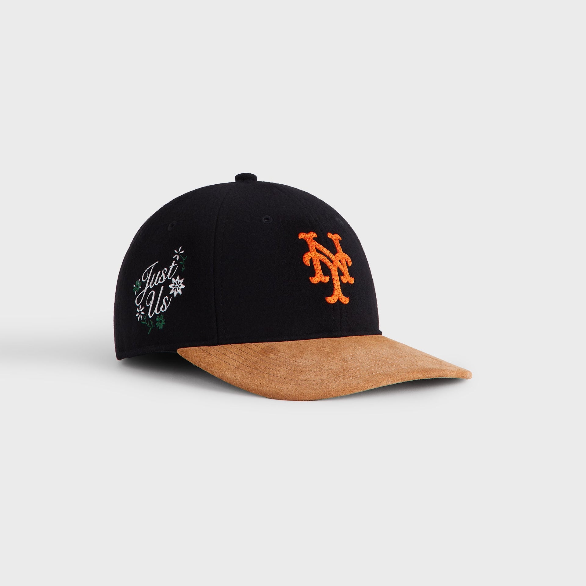 Kith & ‘47 for the New York Mets Heavy Twill Suede Brim Franchise LS Cap - Black