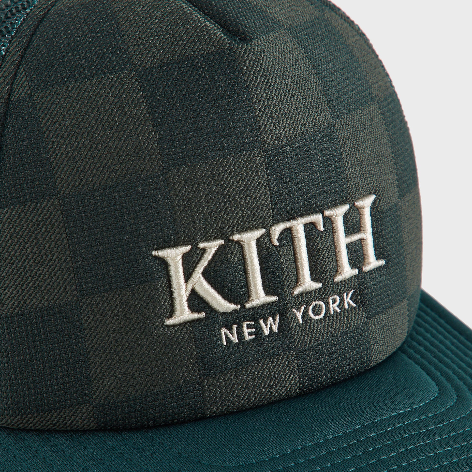 Kith Checkerboard Double Weave Nolan Trucker Hat - Stadium