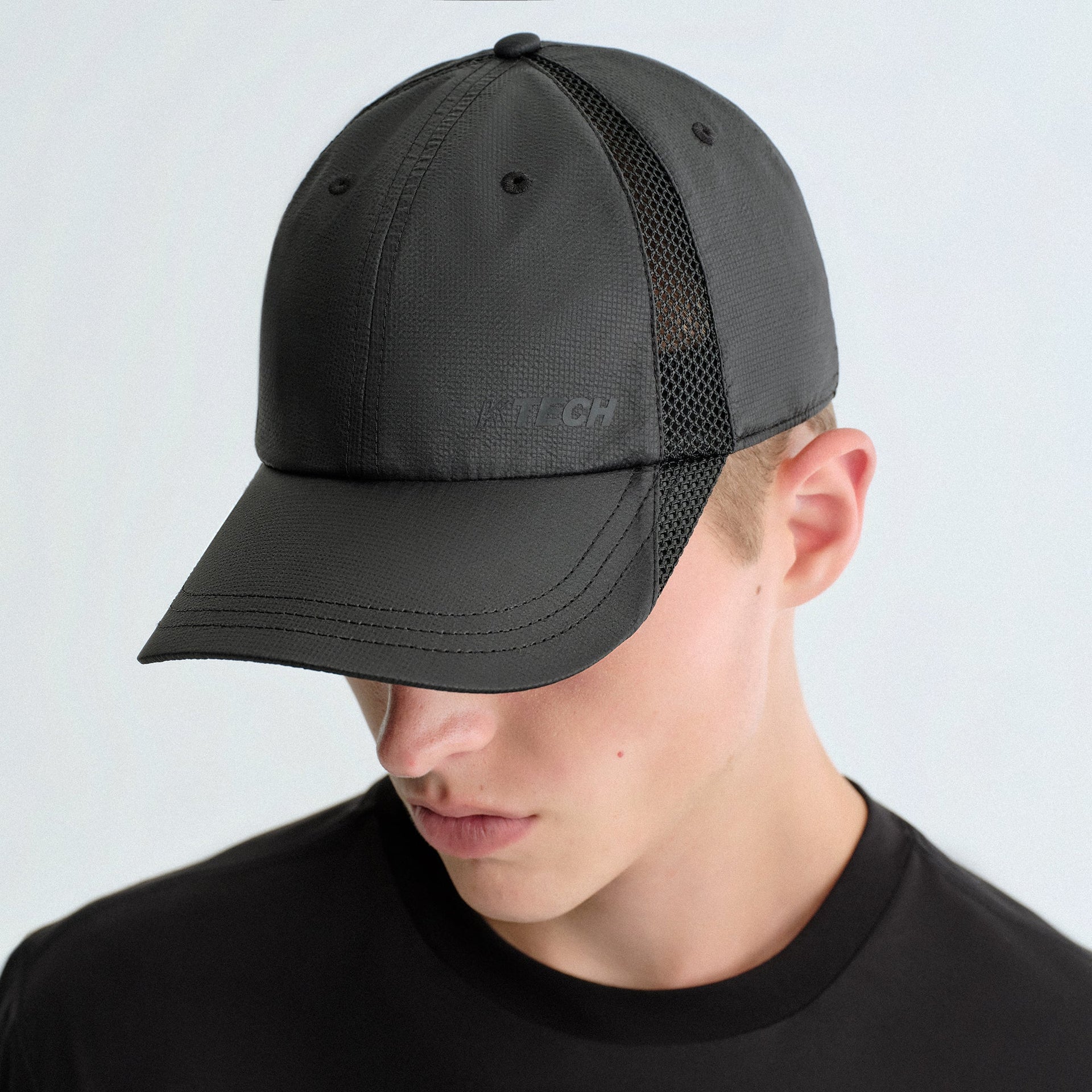 Kith Two-Tone Nylon Ripstop Aaron Classic Cap - Black
