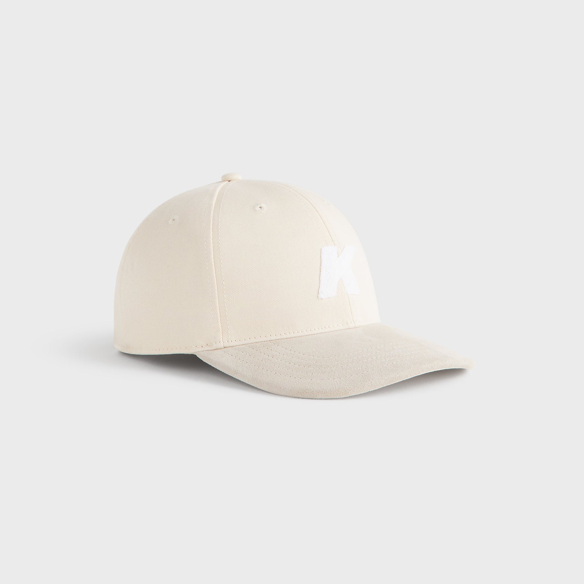 Kith Twill & Suede Aaron Classic Cap - Sandrift
