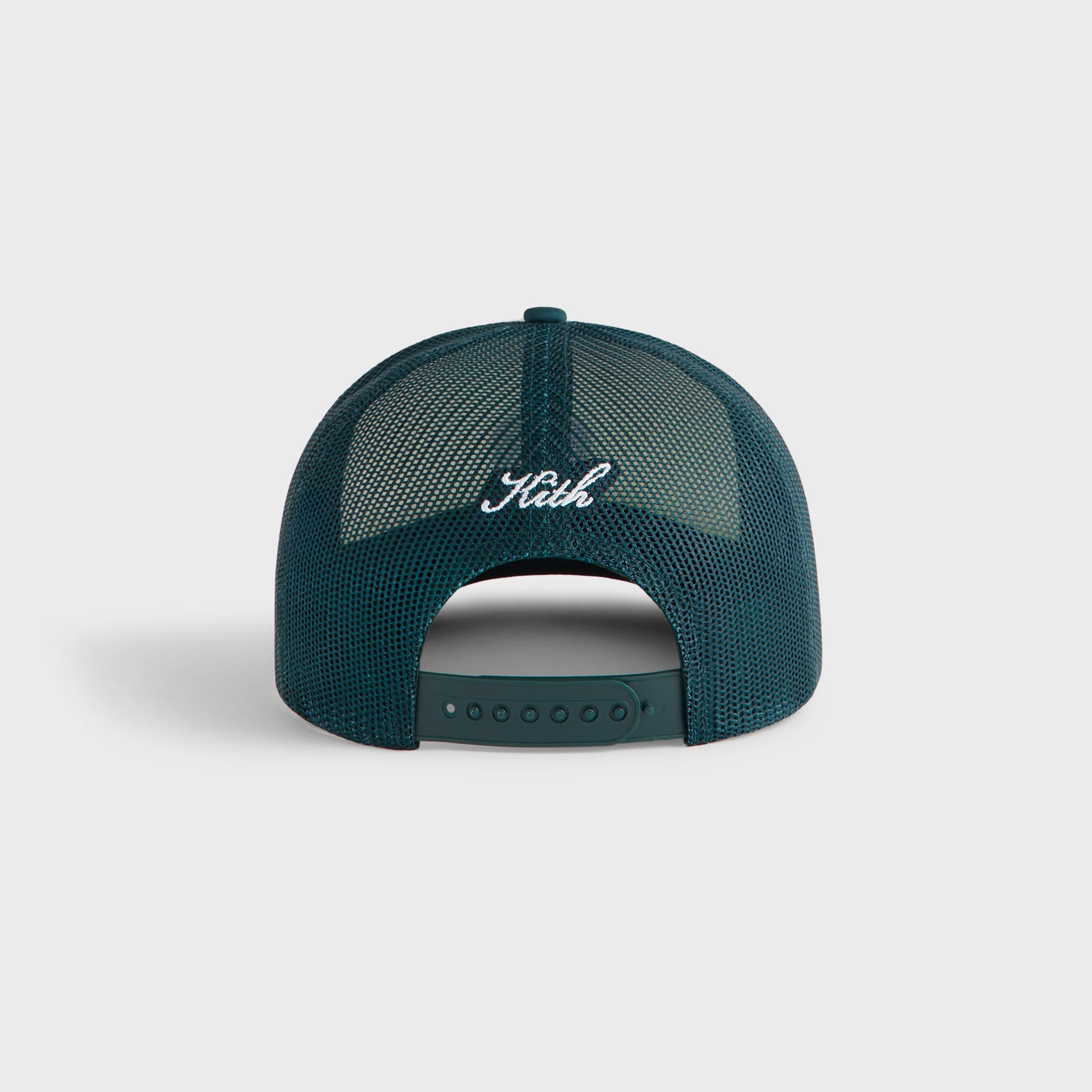 Kith Poly Foam Apple Crest Embroidery Nolan Trucker Hat - Stadium