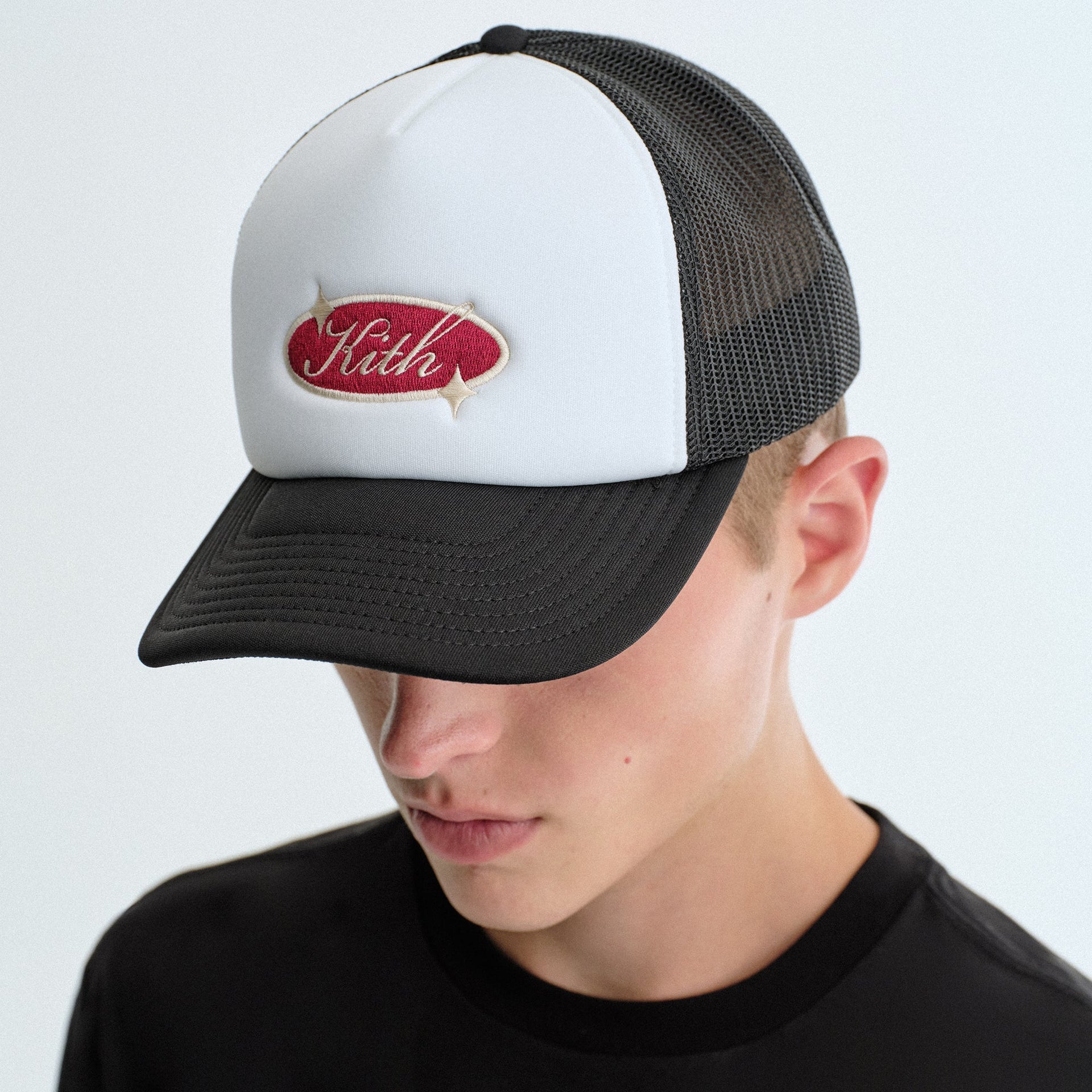 Kith Poly Foam Nolan Trucker Hat - Black