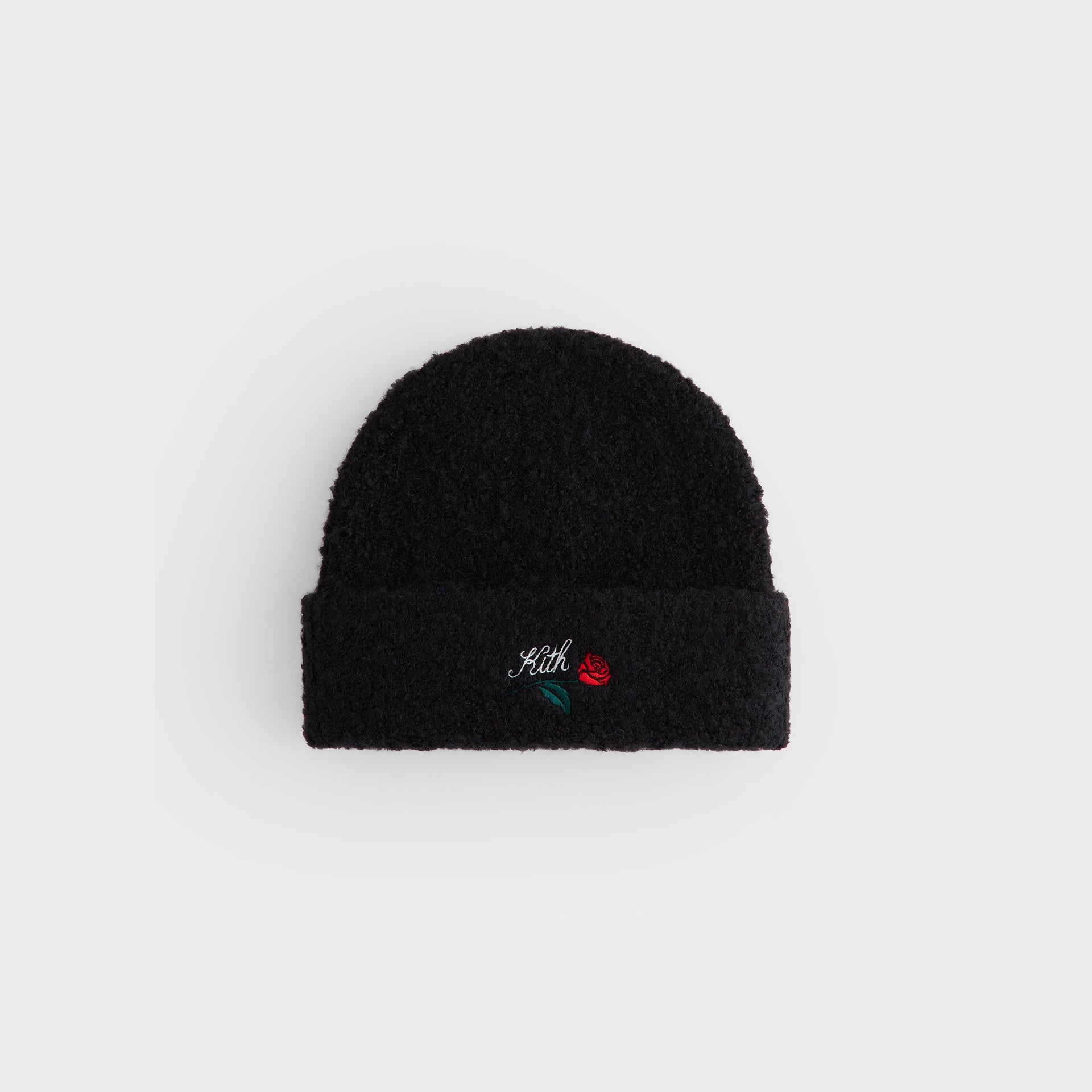Kith Boucle Yarn Mia Beanie - Black