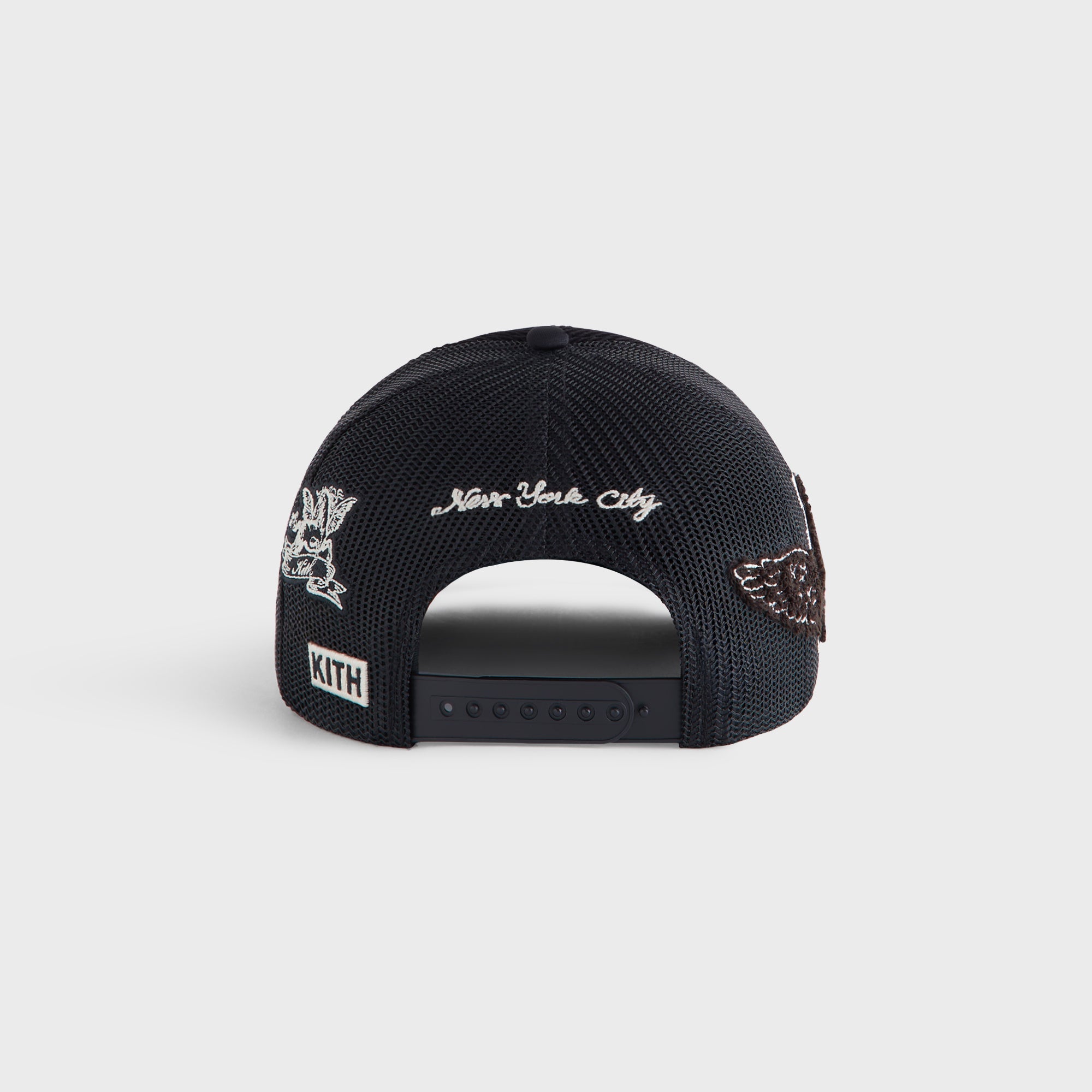 Kith Corduroy Nolan Trucker Hat - Black – Kith UK