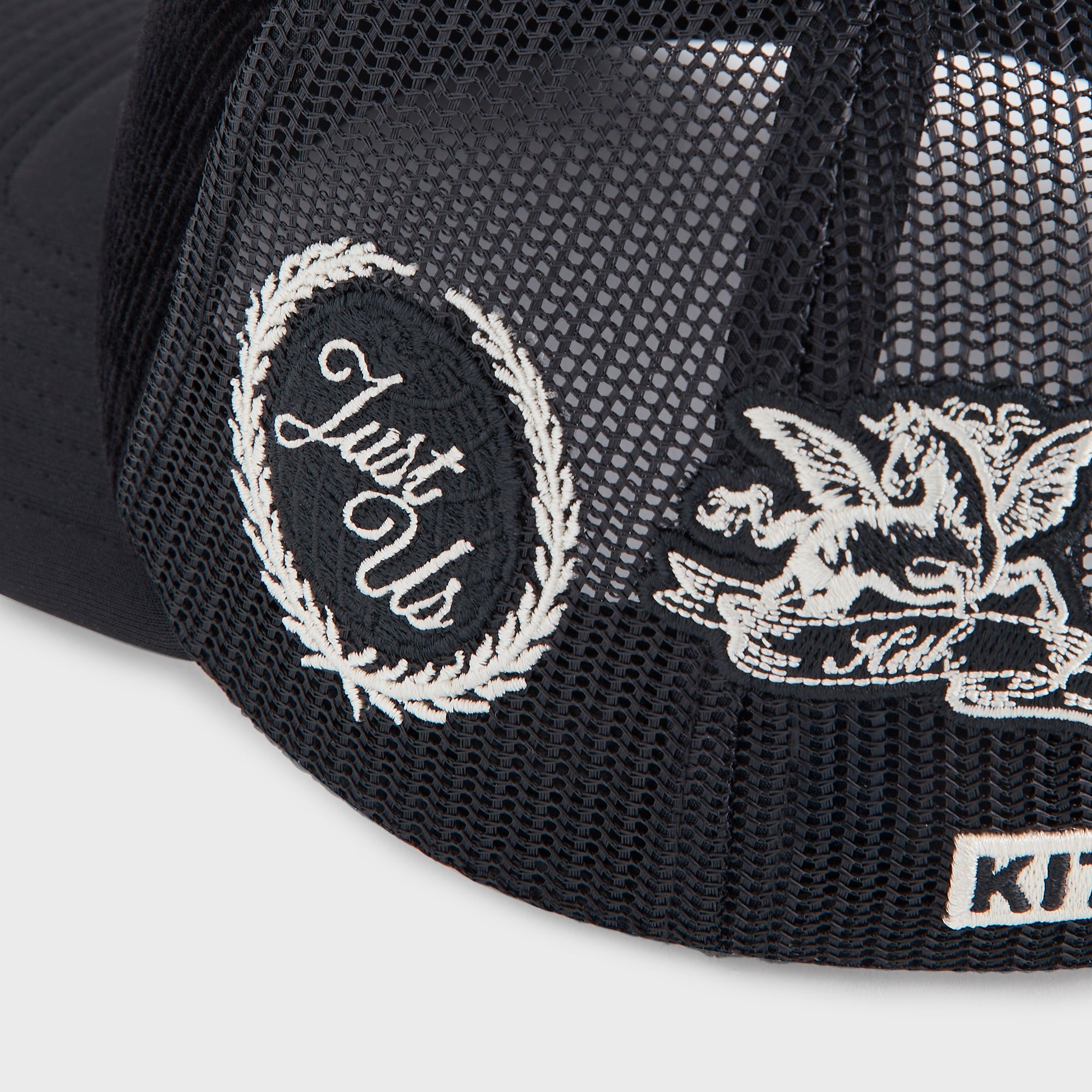Kith Corduroy Nolan Trucker Hat - Black – Kith UK