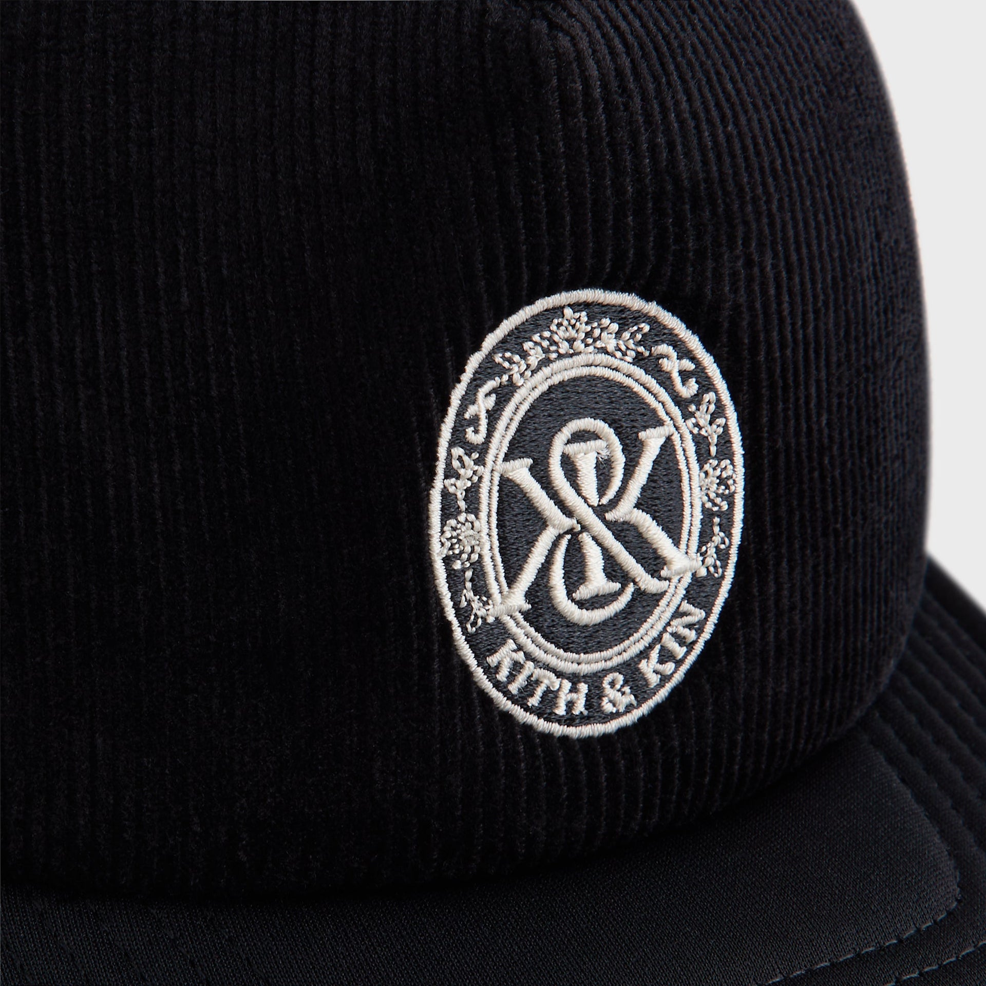 Kith Corduroy Nolan Trucker Hat - Black