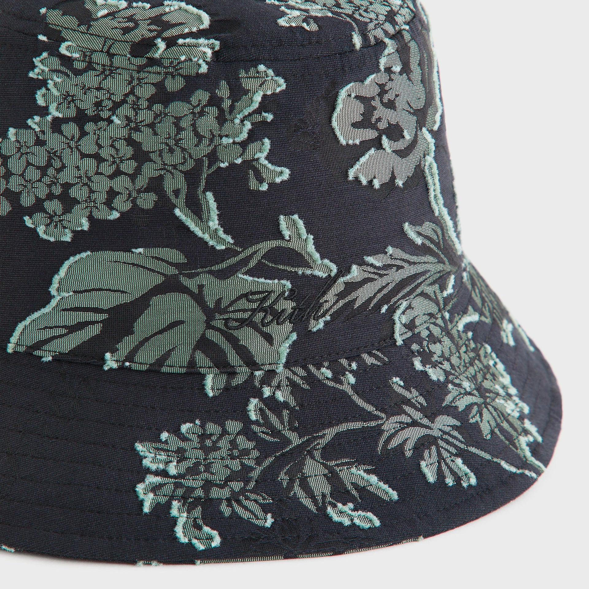 Kith for Needles Clip Jacquard Dawson Bucket Hat - Black