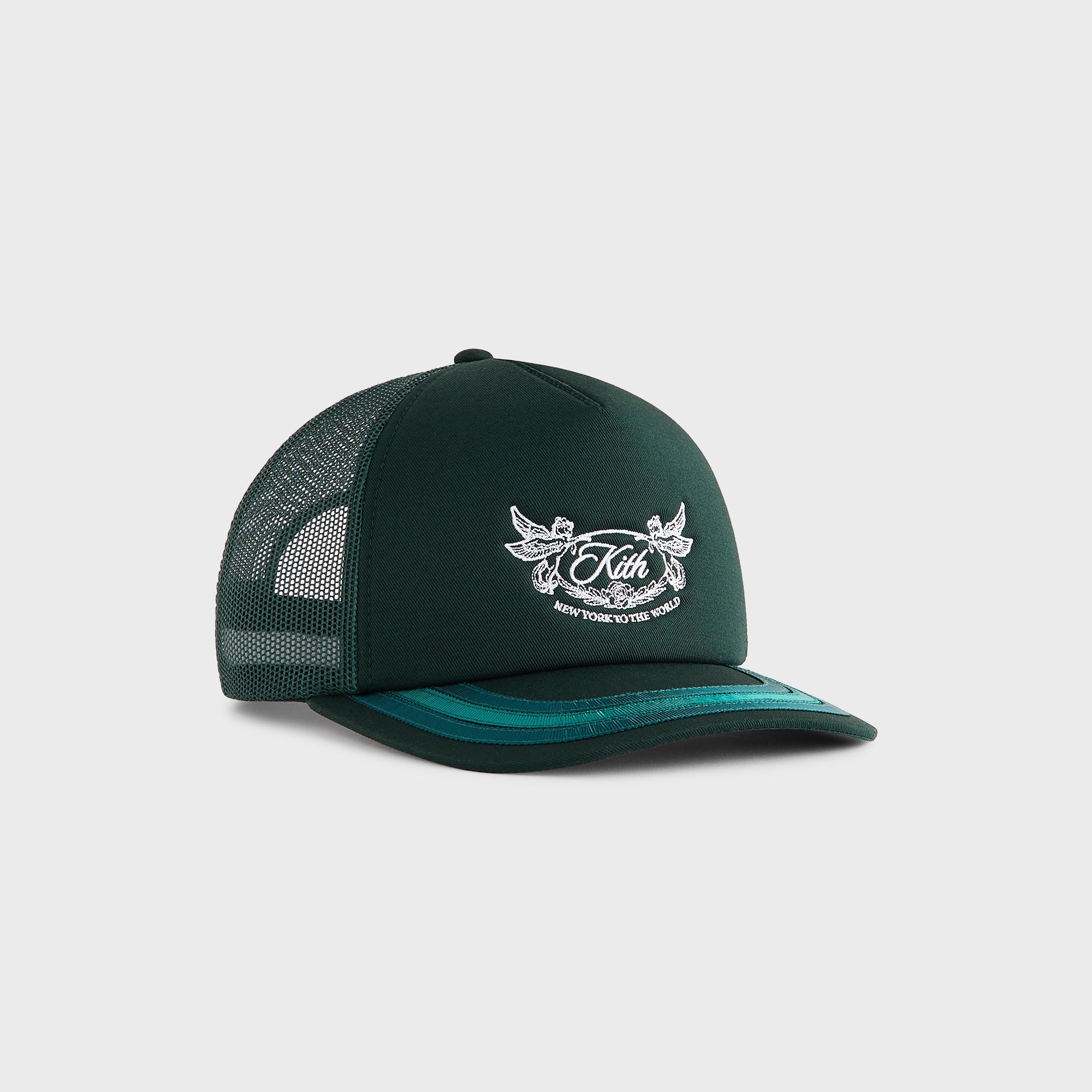 Kith Twill Nolan Trucker Hat - Algae – Kith UK