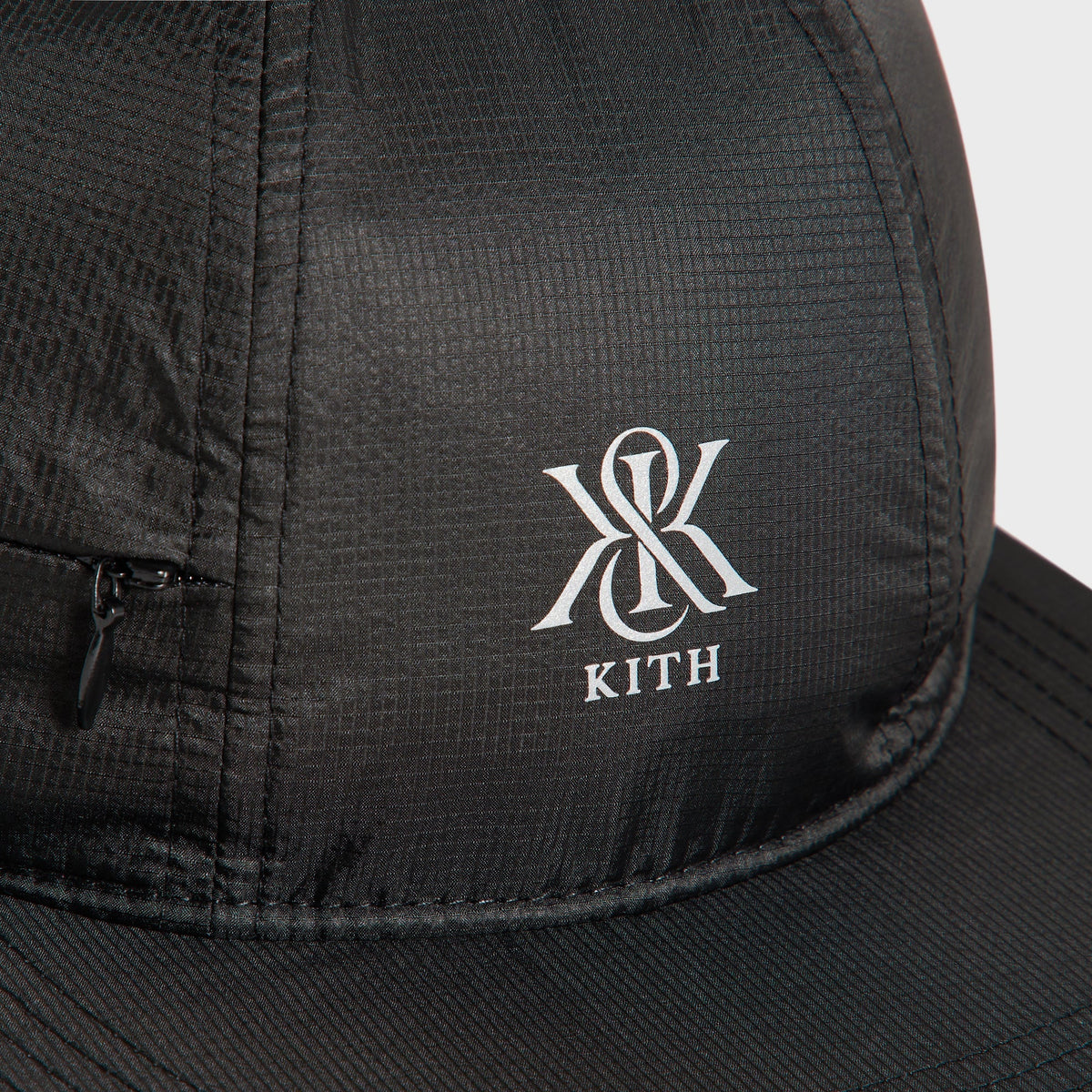 Kith Nylon Ripstop Marathon Cap - Black - PH