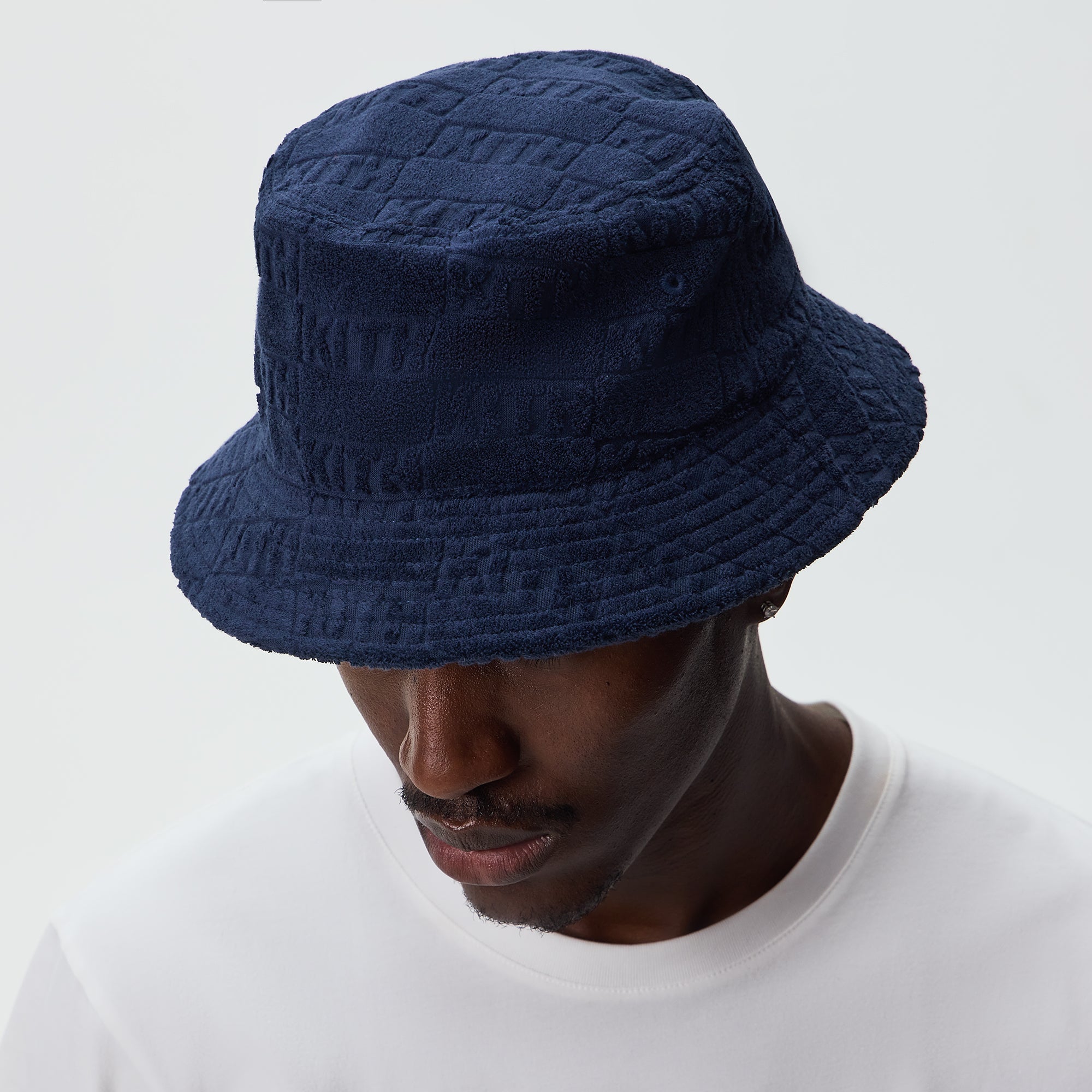 Kith Classic Logo Towel Terry Dawson Bucket Hat - Nocturnal – Kith UK
