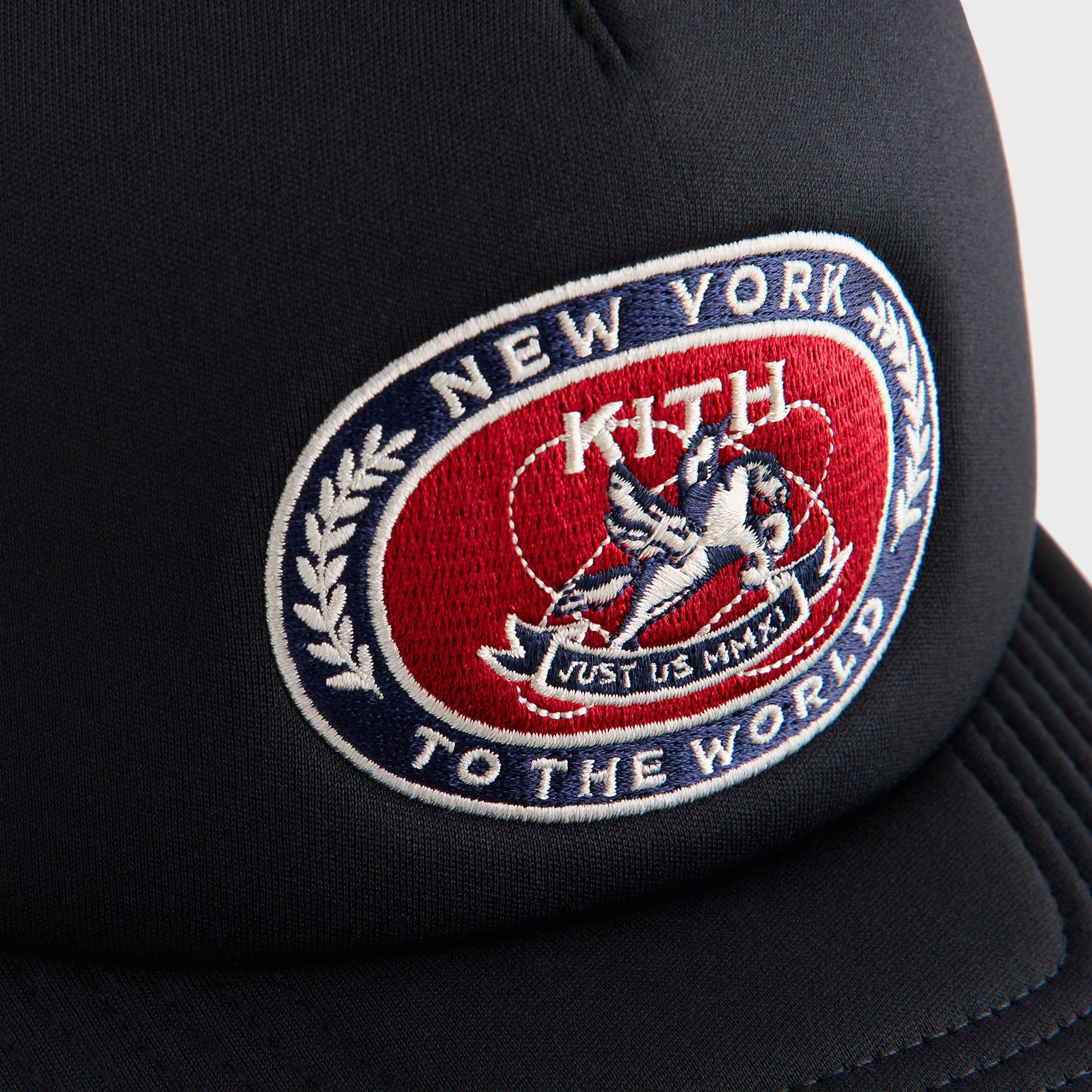 ＊ Kith Laurel Pegasus Nolan Trucker Hat Kith Laurel Pegasus Nolan Trucker Hat - Black – Kith UK