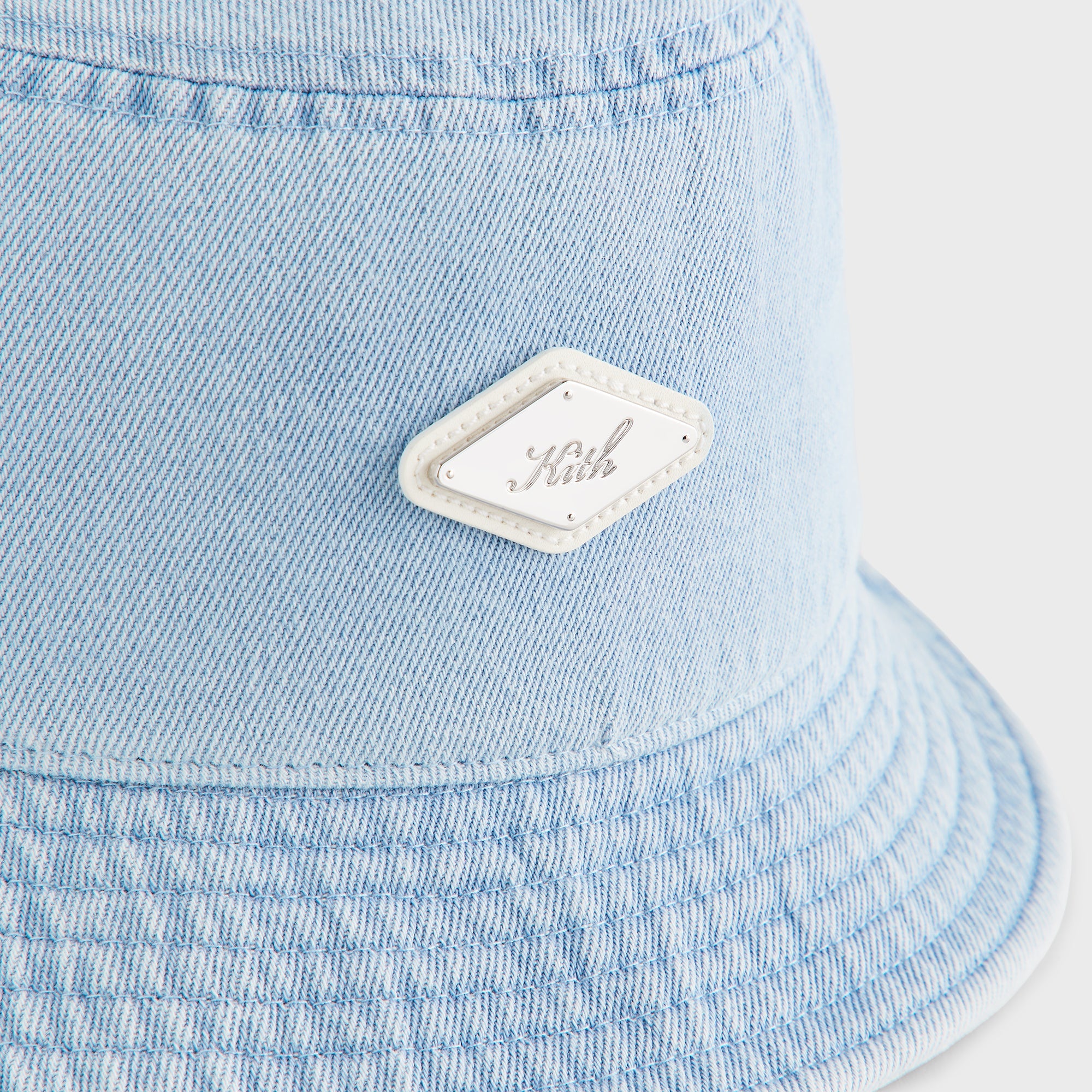 帽子 Kith Denim Twill Dawson Bucket Hat Kith Light Indigo Denim Dawson Bucket Hat - Light Indigo – Kith UK