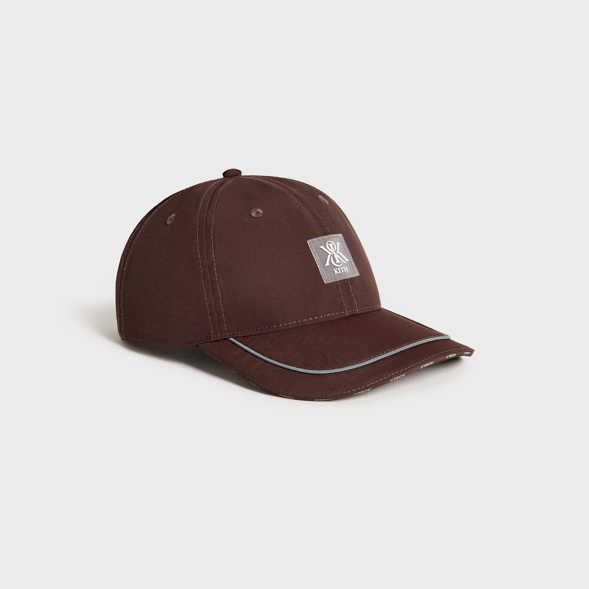 Kith Wrinkle Nylon Pieced Classic Cap - Hickory - PH