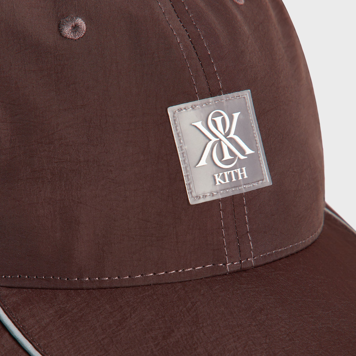 Kith Wrinkle Nylon Pieced Classic Cap - Hickory