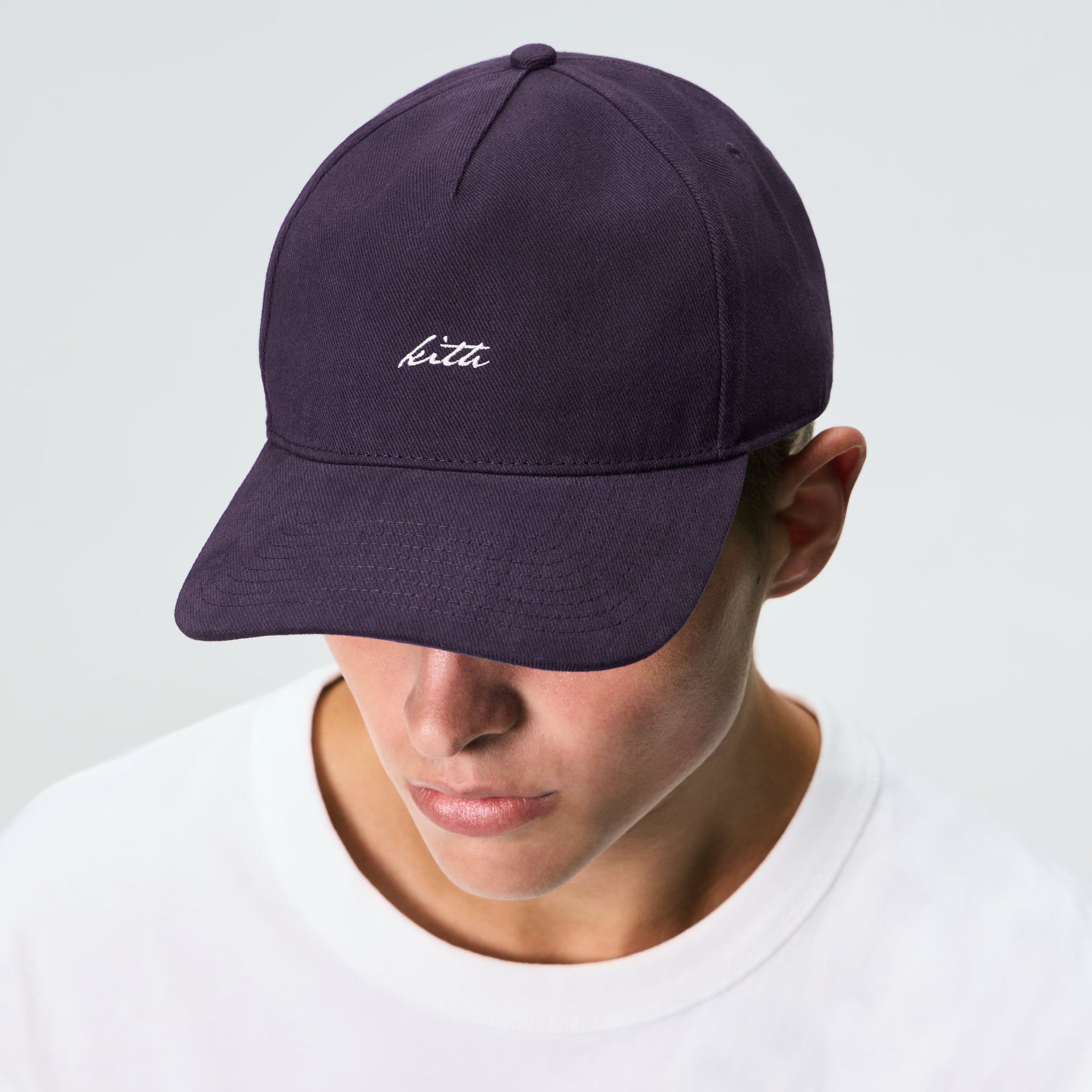 Kith Autograph Brushed Twill Bay Low Pinch Crown Cap - Nocturnal