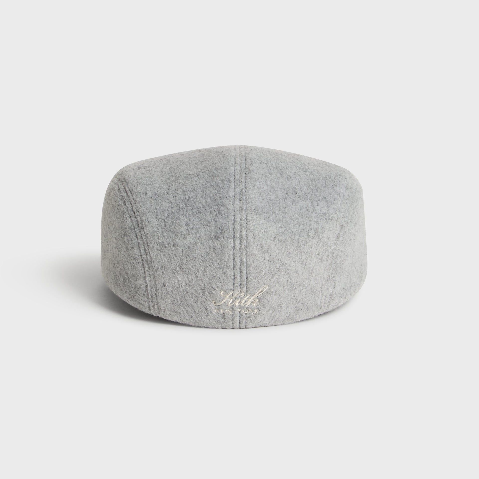 Kith Script Double-Face Wool Drivers Cap - Medium Heather Grey - PH